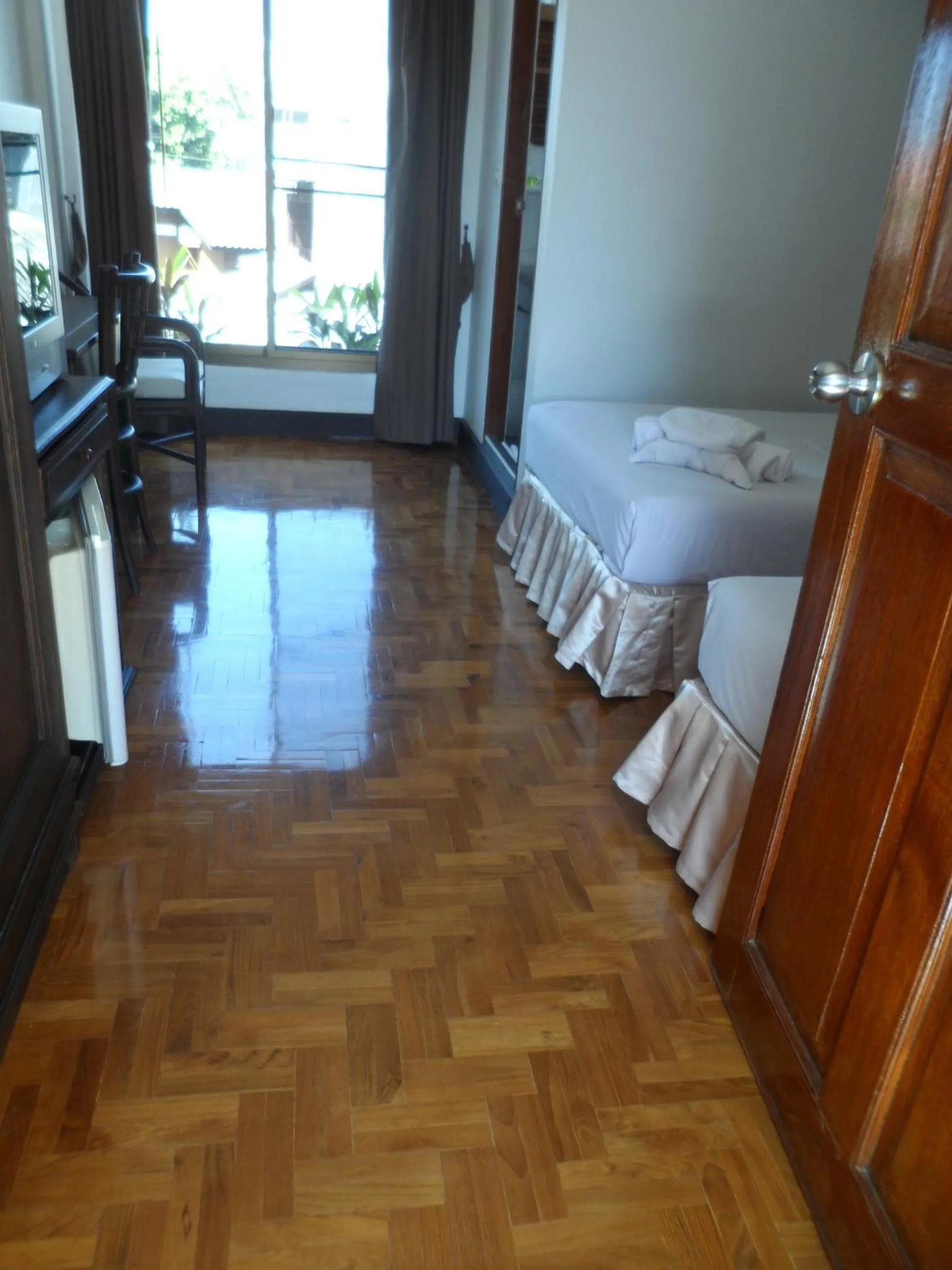 Bed in Baiyoke Chalet Hotel