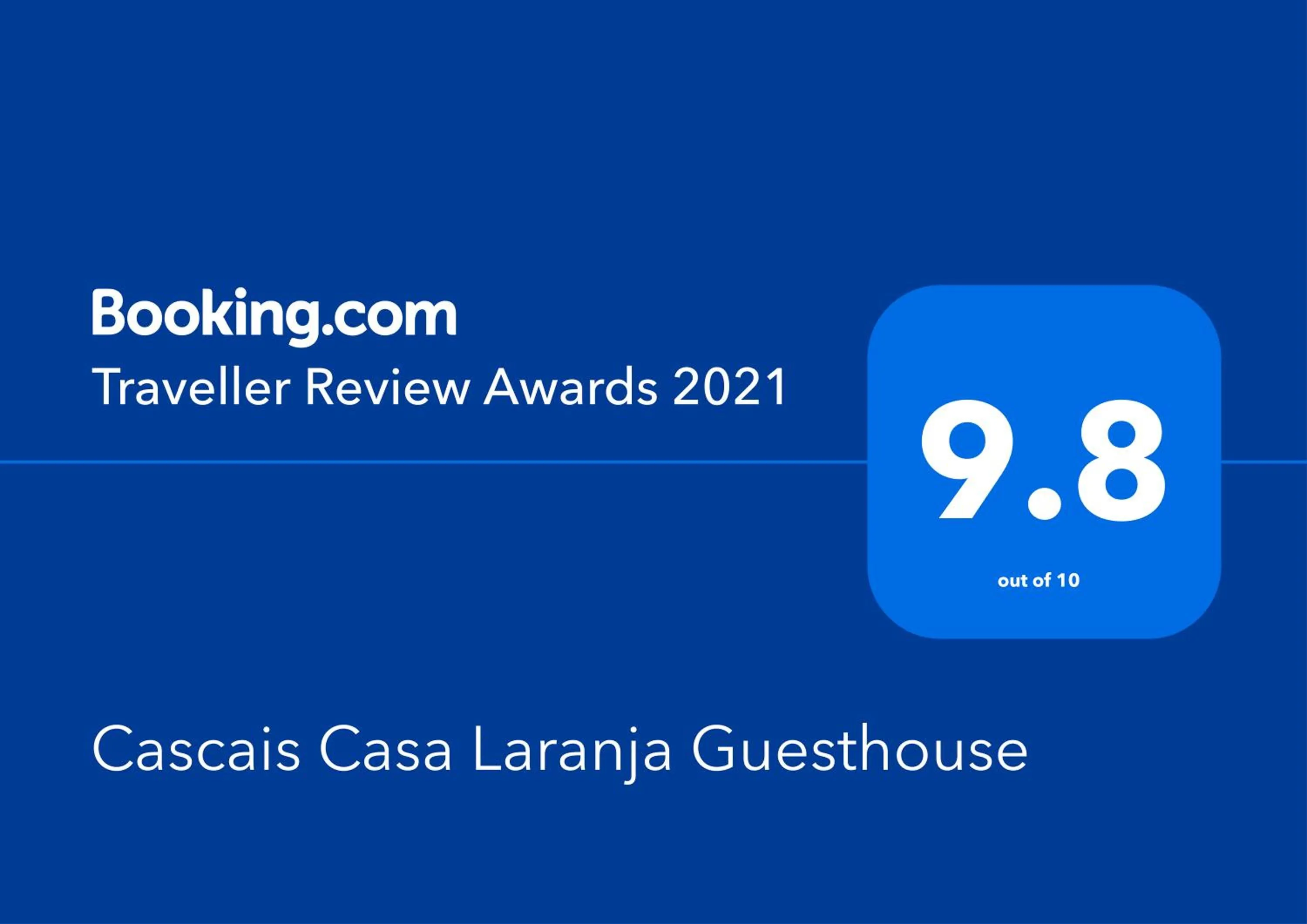 Certificate/Award in Cascais Casa Laranja Guesthouse