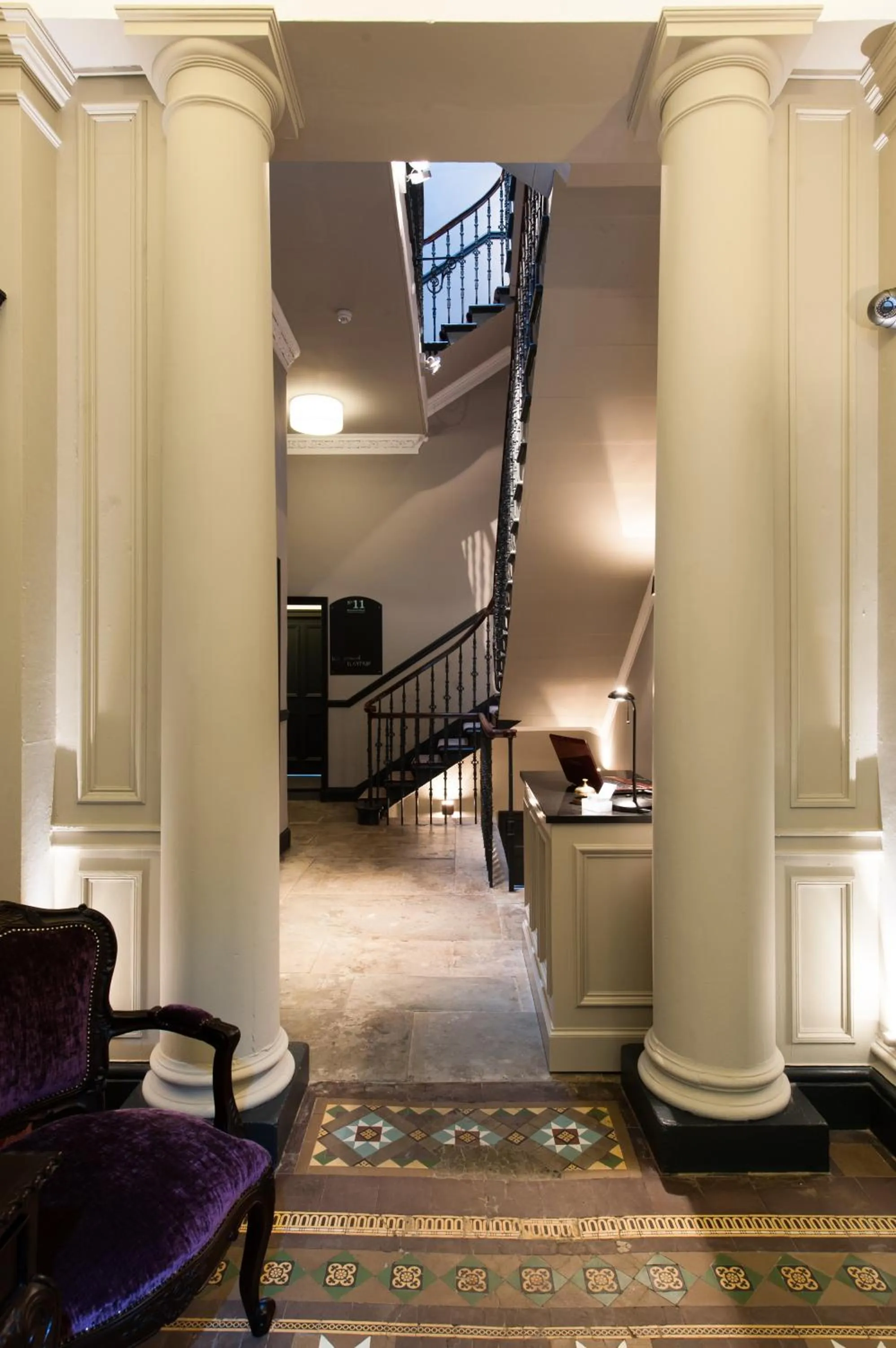 Lobby or reception in No11 Boutique Hotel & Brasserie