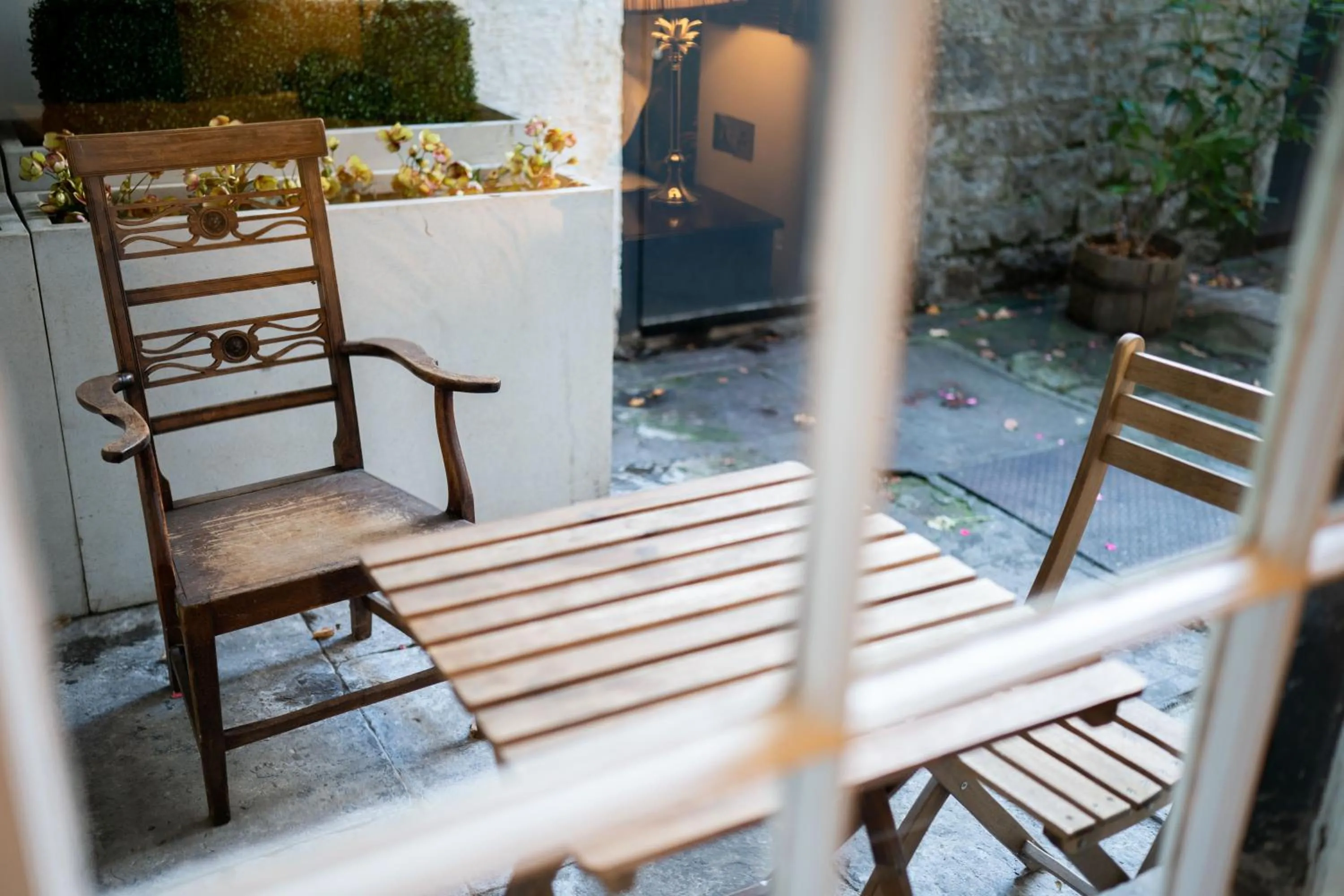 Patio in No11 Boutique Hotel & Brasserie