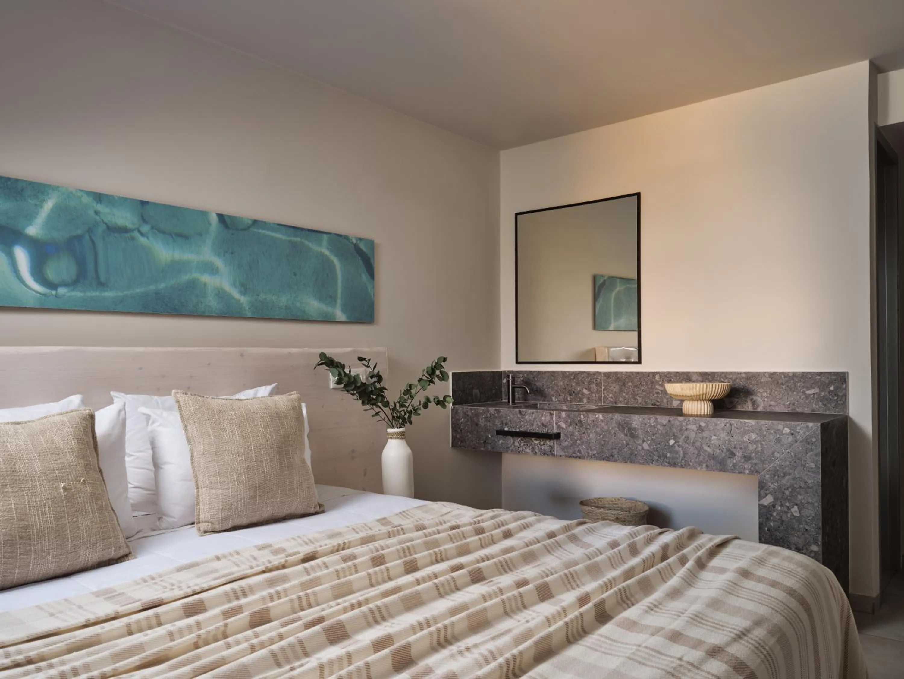 Bedroom, Bed in Ionian Hill Hotel