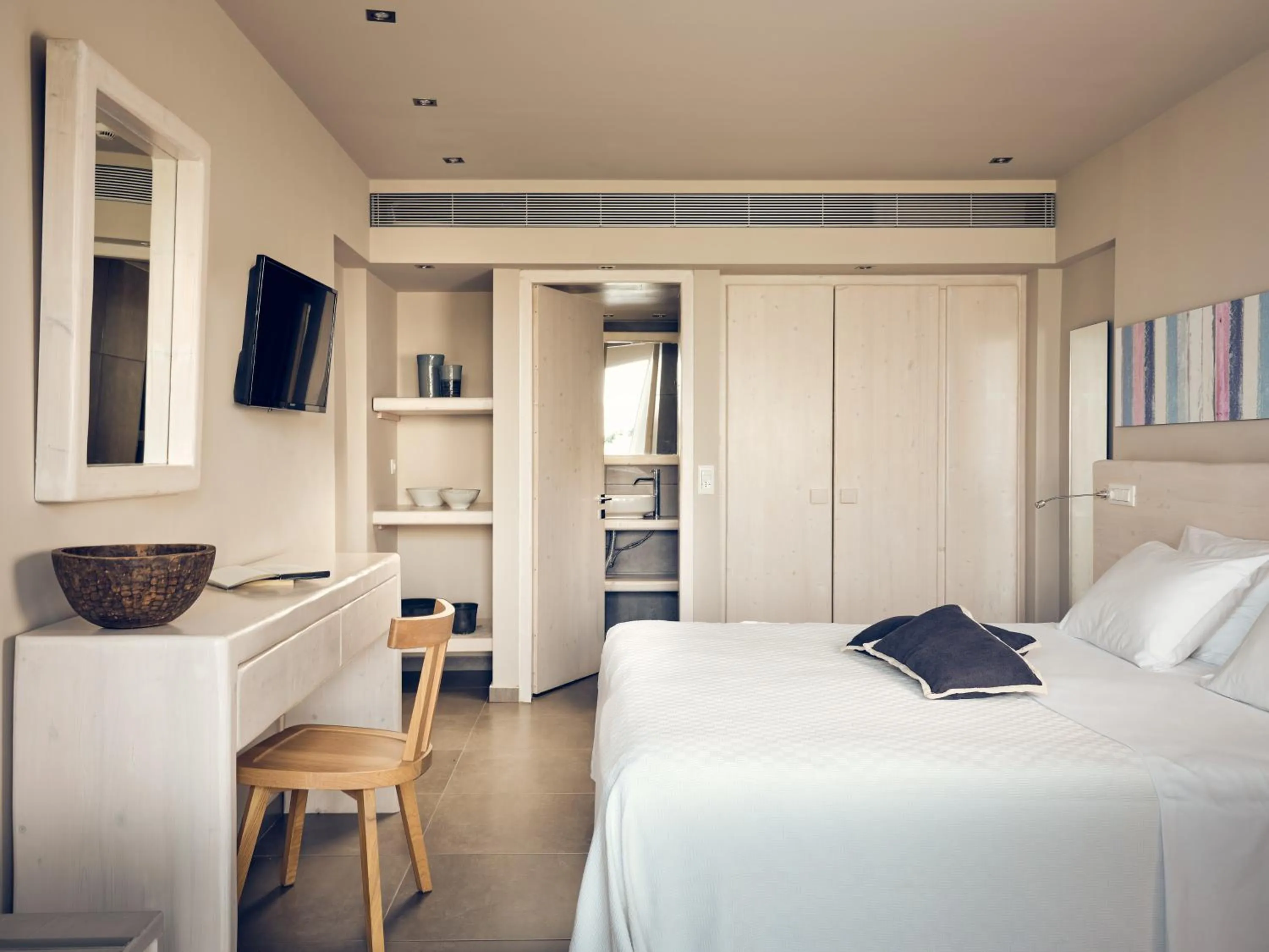 Bedroom, Bed in Ionian Hill Hotel