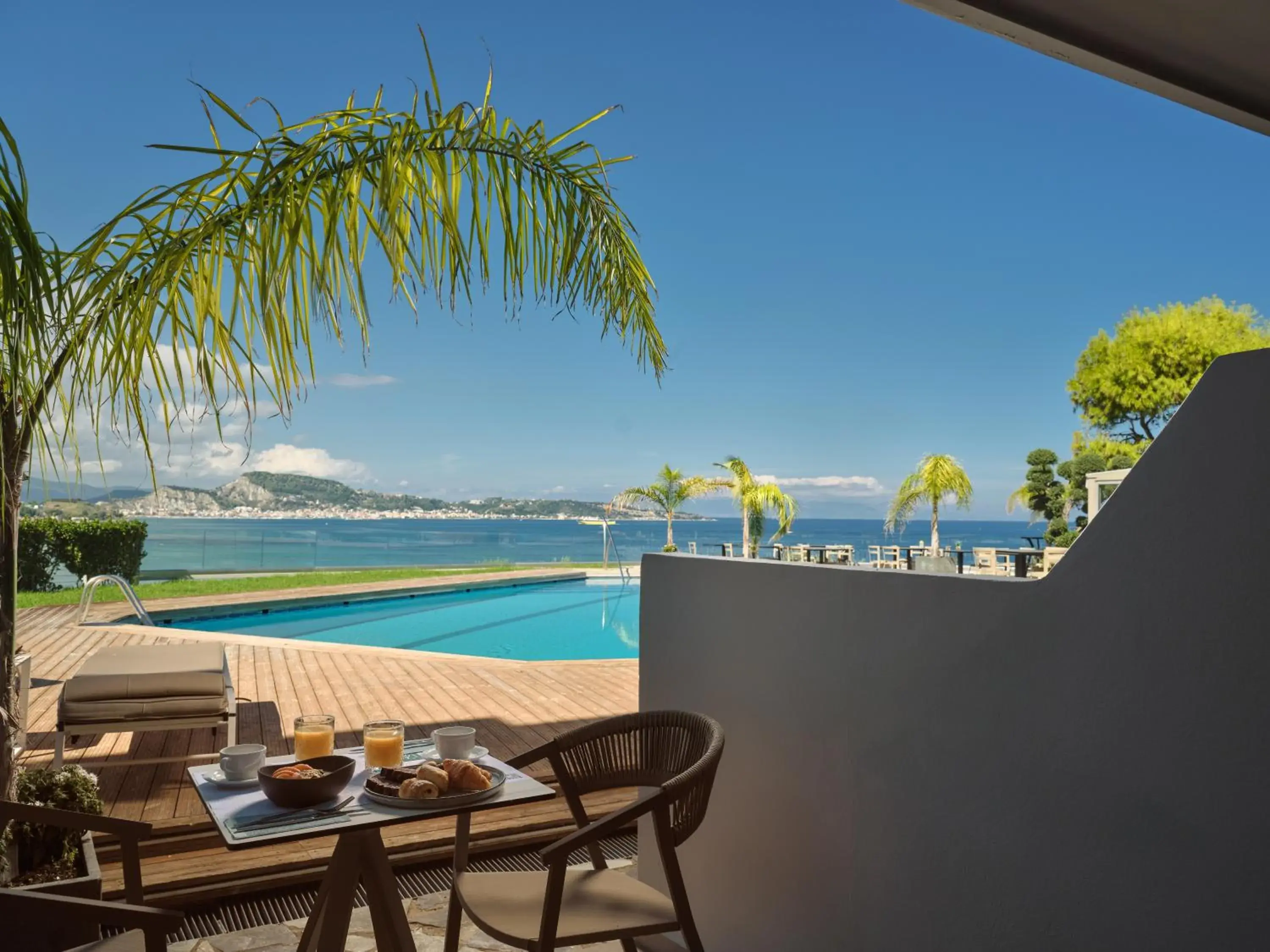 Superior Double or Twin Room with Panoramic Sea and Pool View (2 Adults) in Ionian Hill Hotel Superior Double or Twin Room with Panoramic Sea and Pool View (2 Adults) in Ionian Hill Hotel