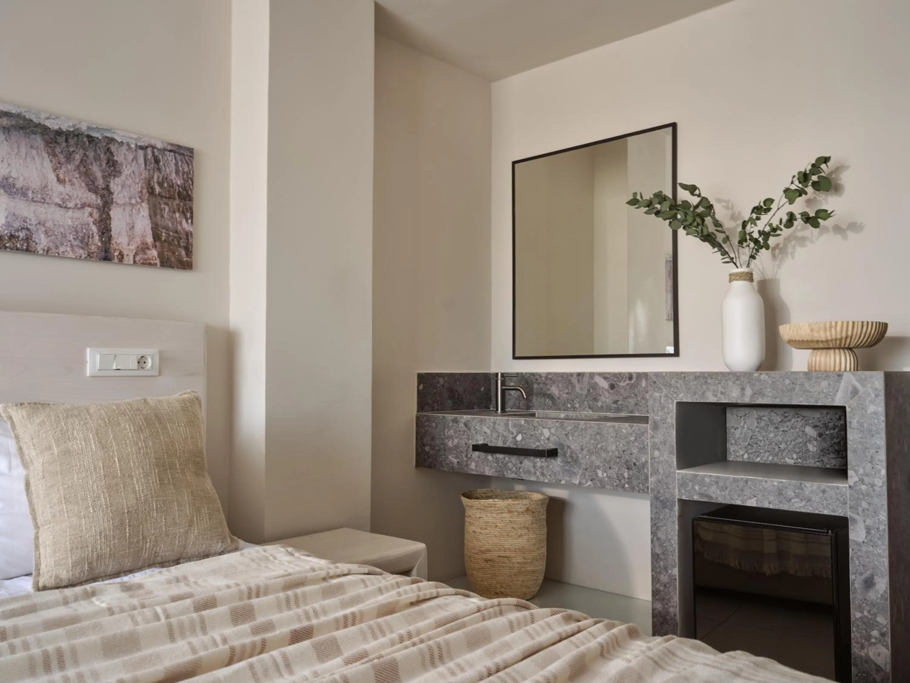 Bedroom, Bed in Ionian Hill Hotel