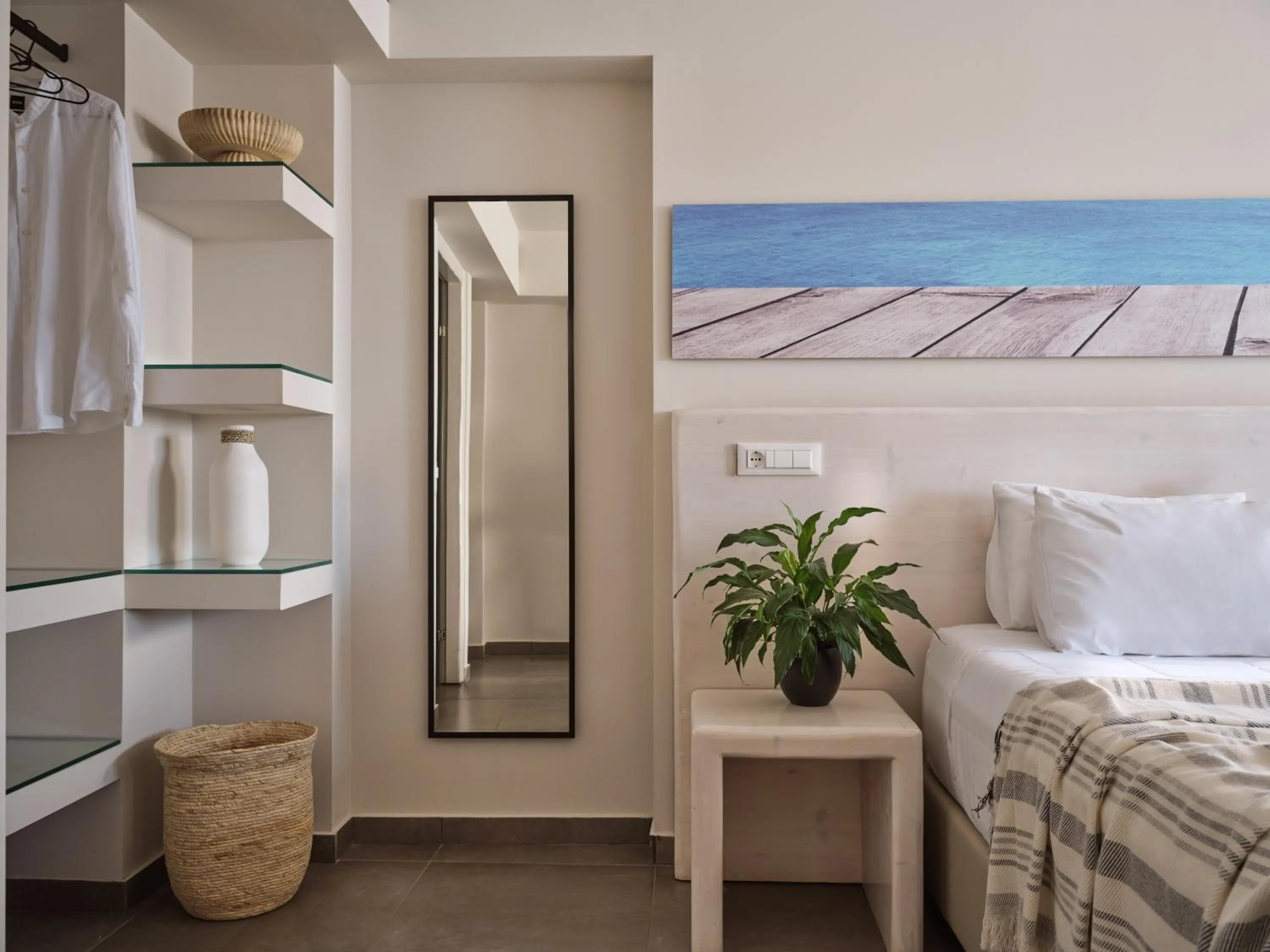 Bedroom, Bed in Ionian Hill Hotel