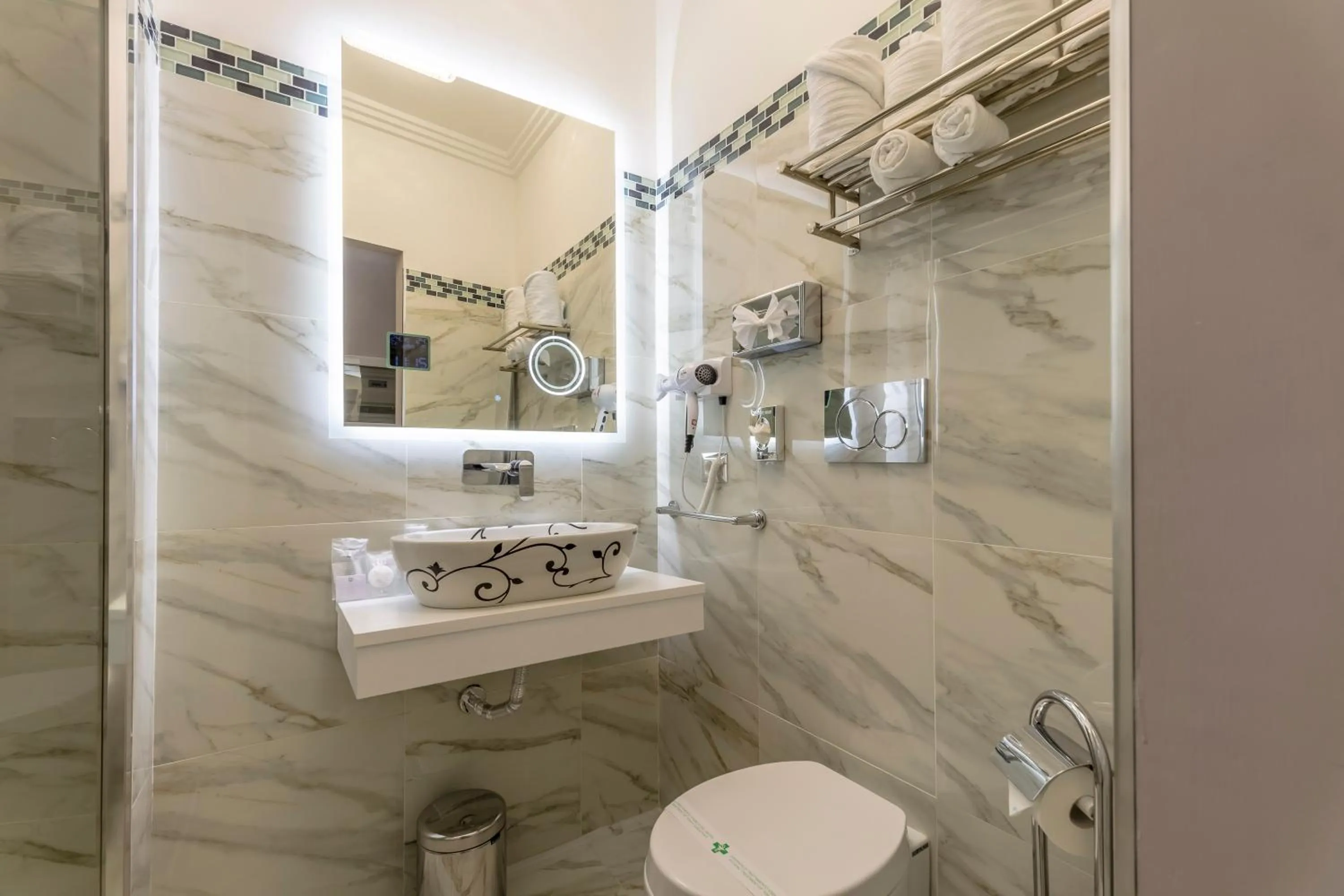 Bathroom in THE ONE Boutique Hotel & SPA Rome