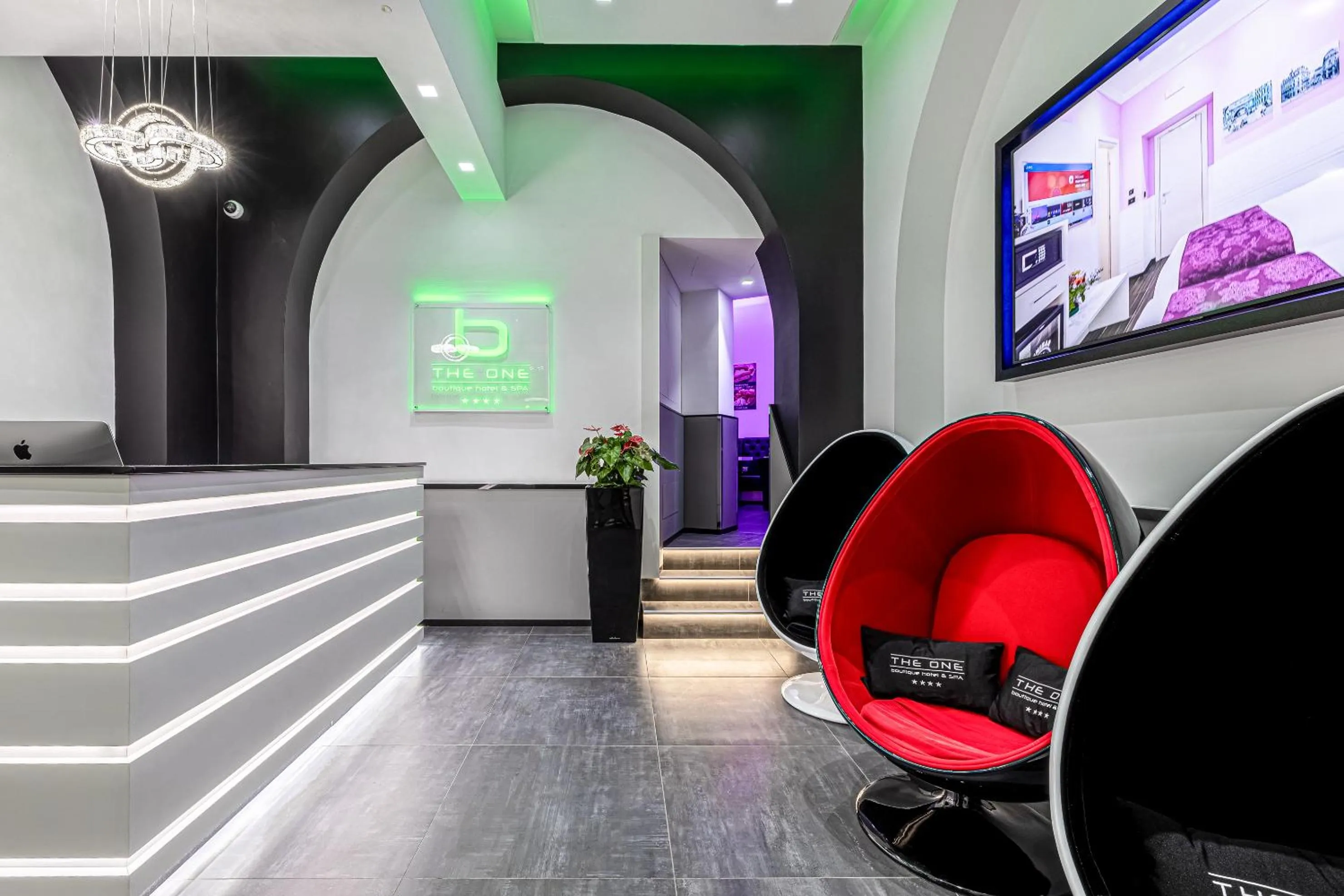 Lobby or reception in THE ONE Boutique Hotel & SPA Rome