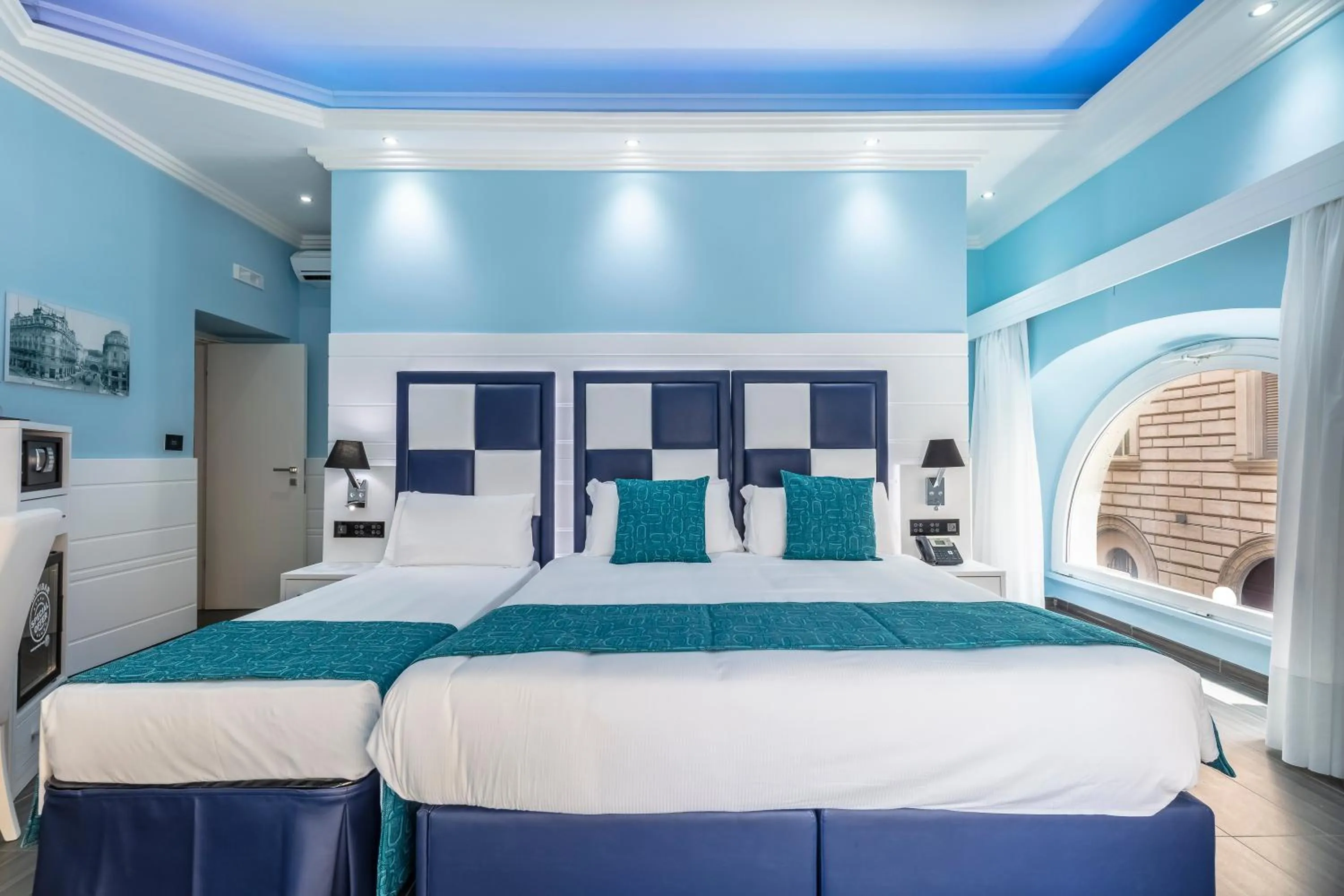 Photo of the whole room, Bed in THE ONE Boutique Hotel & SPA Rome