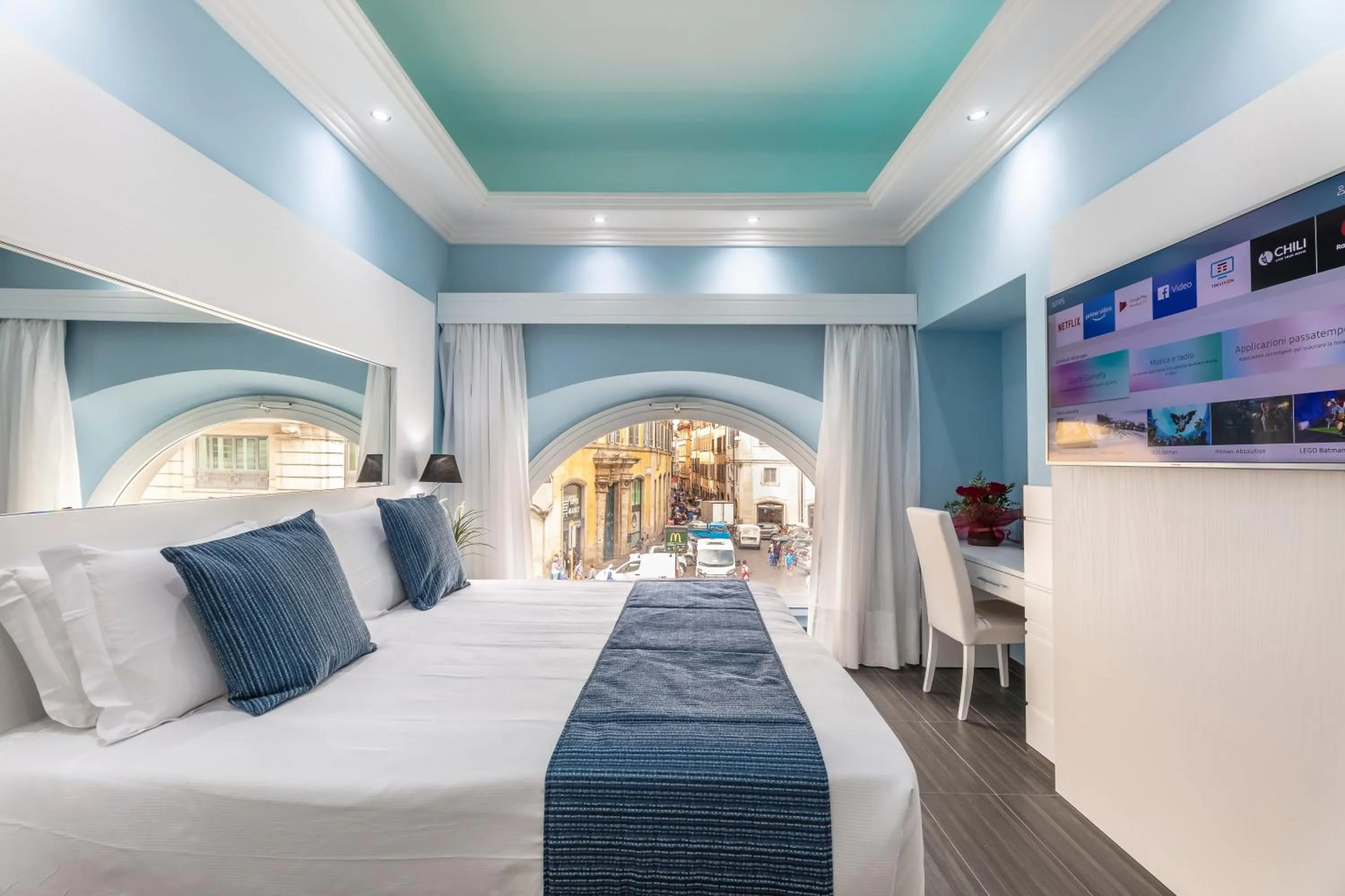 Photo of the whole room, Bed in THE ONE Boutique Hotel & SPA Rome