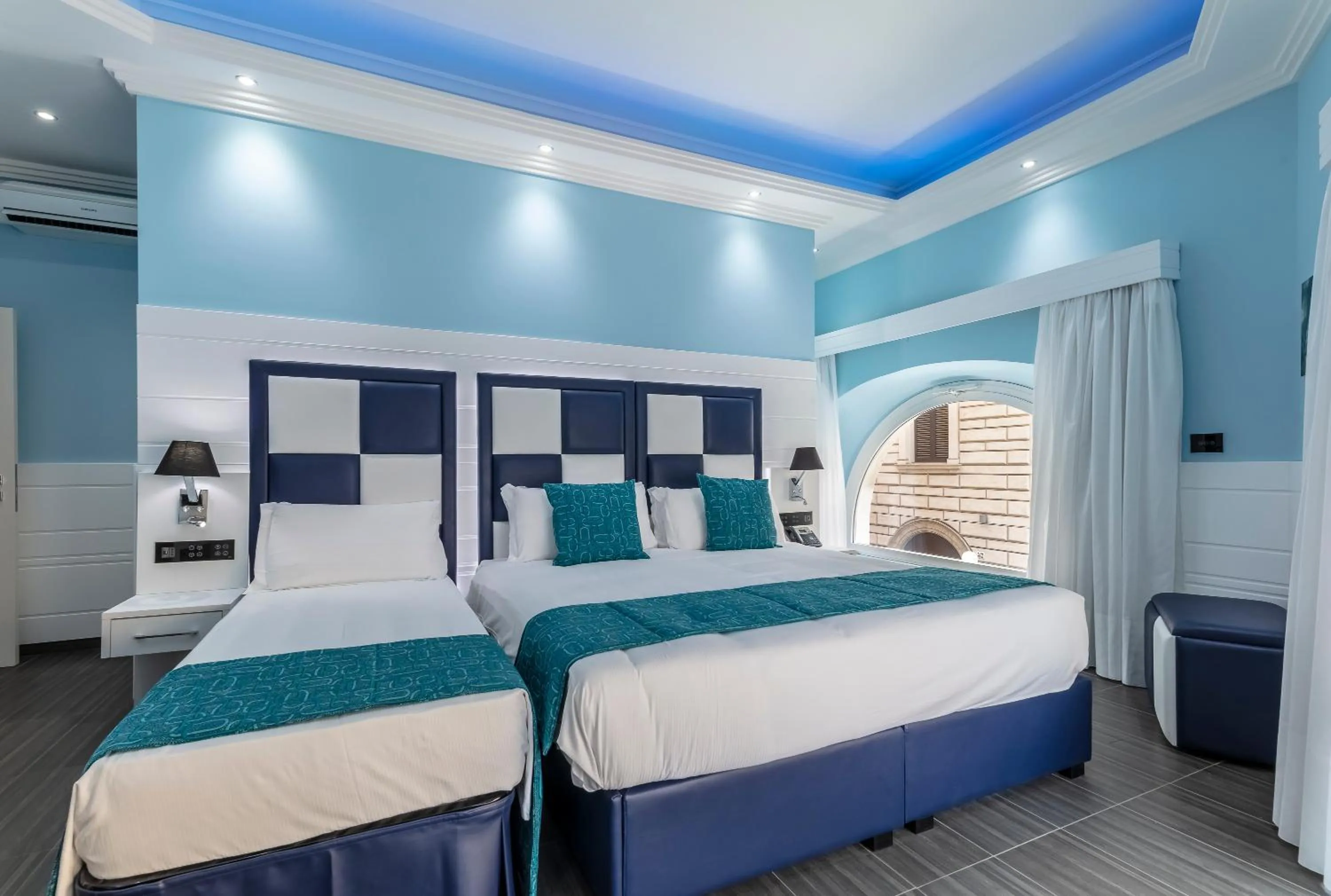 Photo of the whole room, Bed in THE ONE Boutique Hotel & SPA Rome