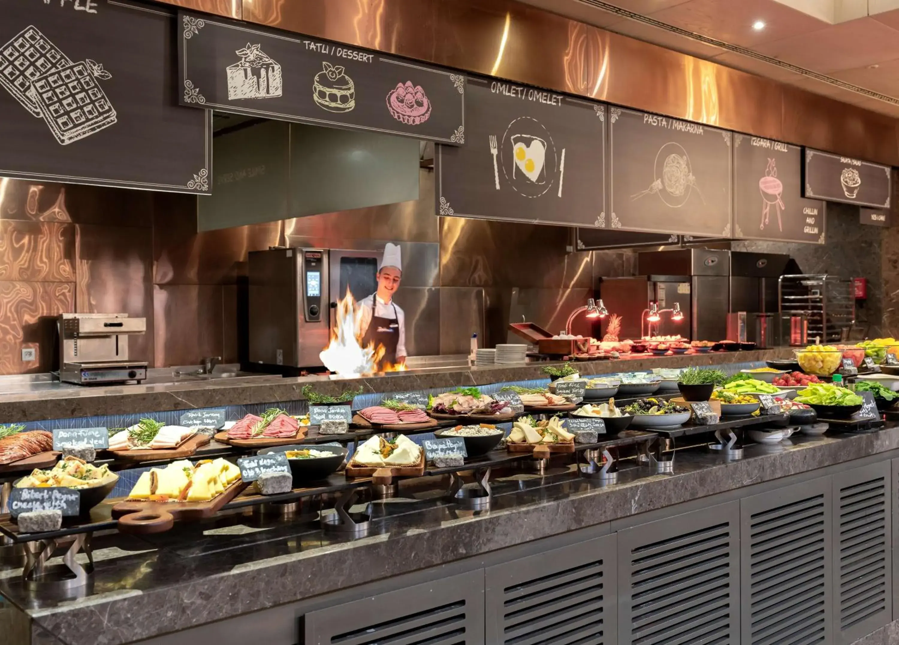 Breakfast in Radisson Blu Hotel Istanbul Asia Breakfast in Radisson Blu Hotel Istanbul Asia