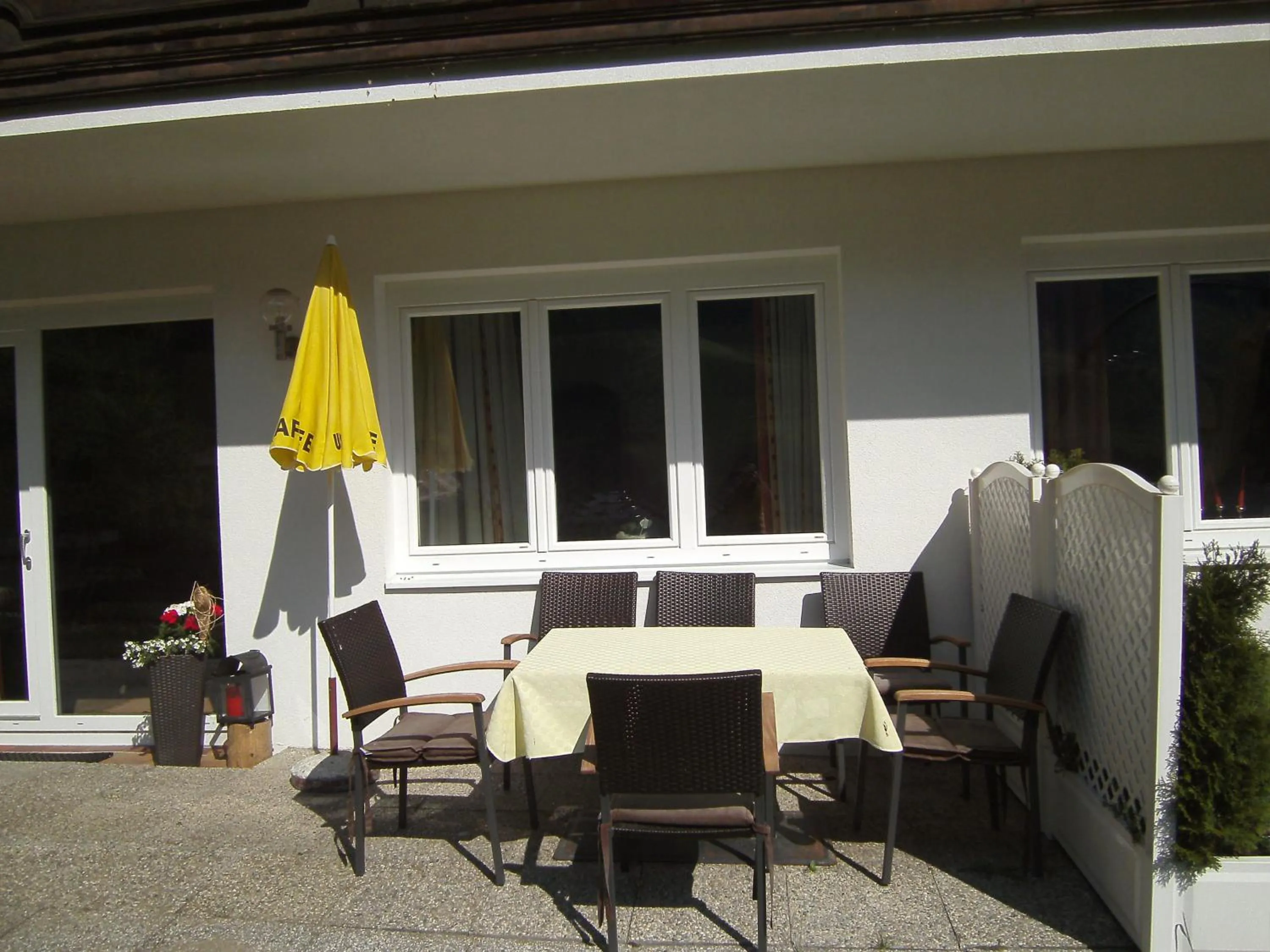 Balcony/Terrace in Ferienwohnung Mondial