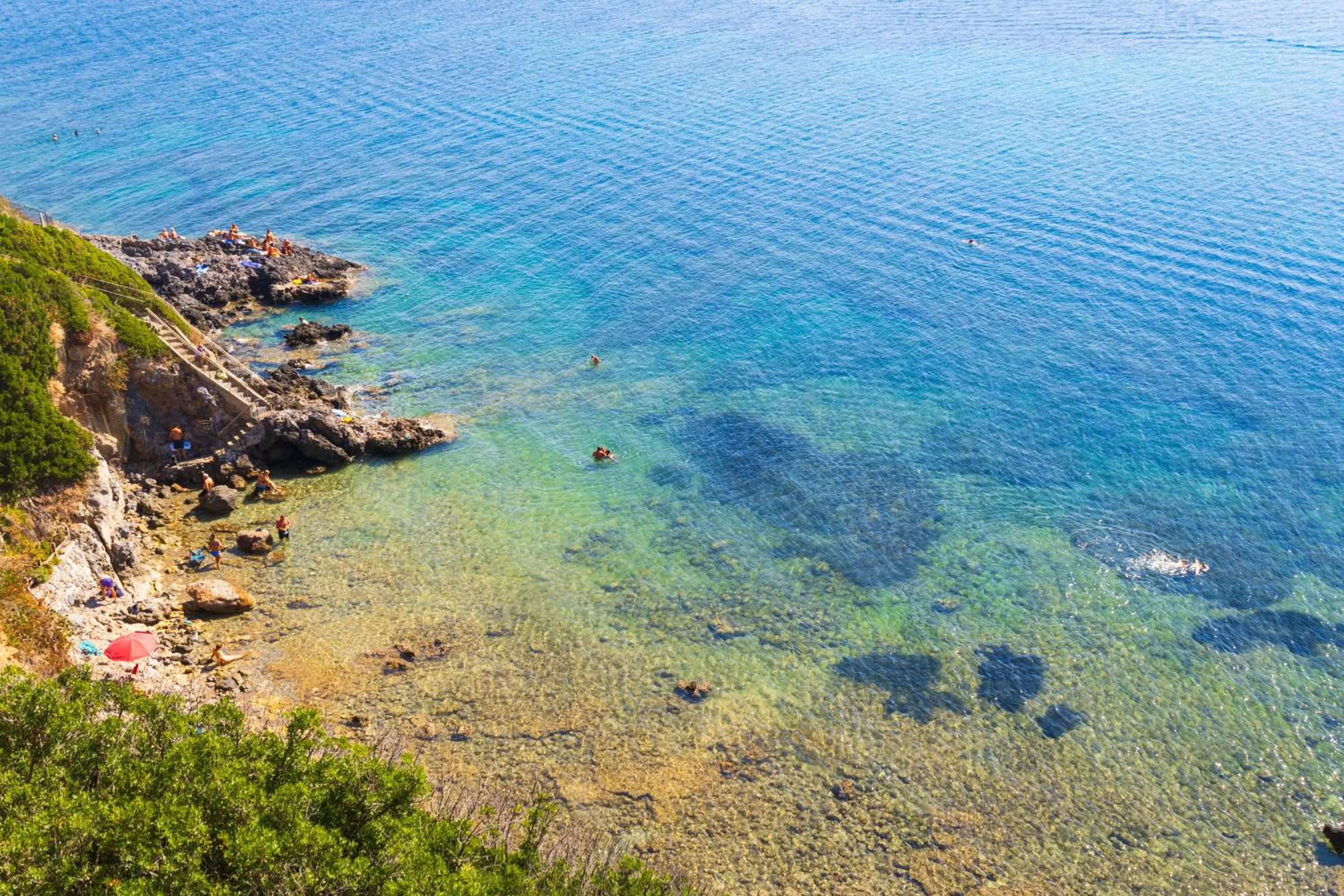 Sea view in Hotel Capo D'Uomo