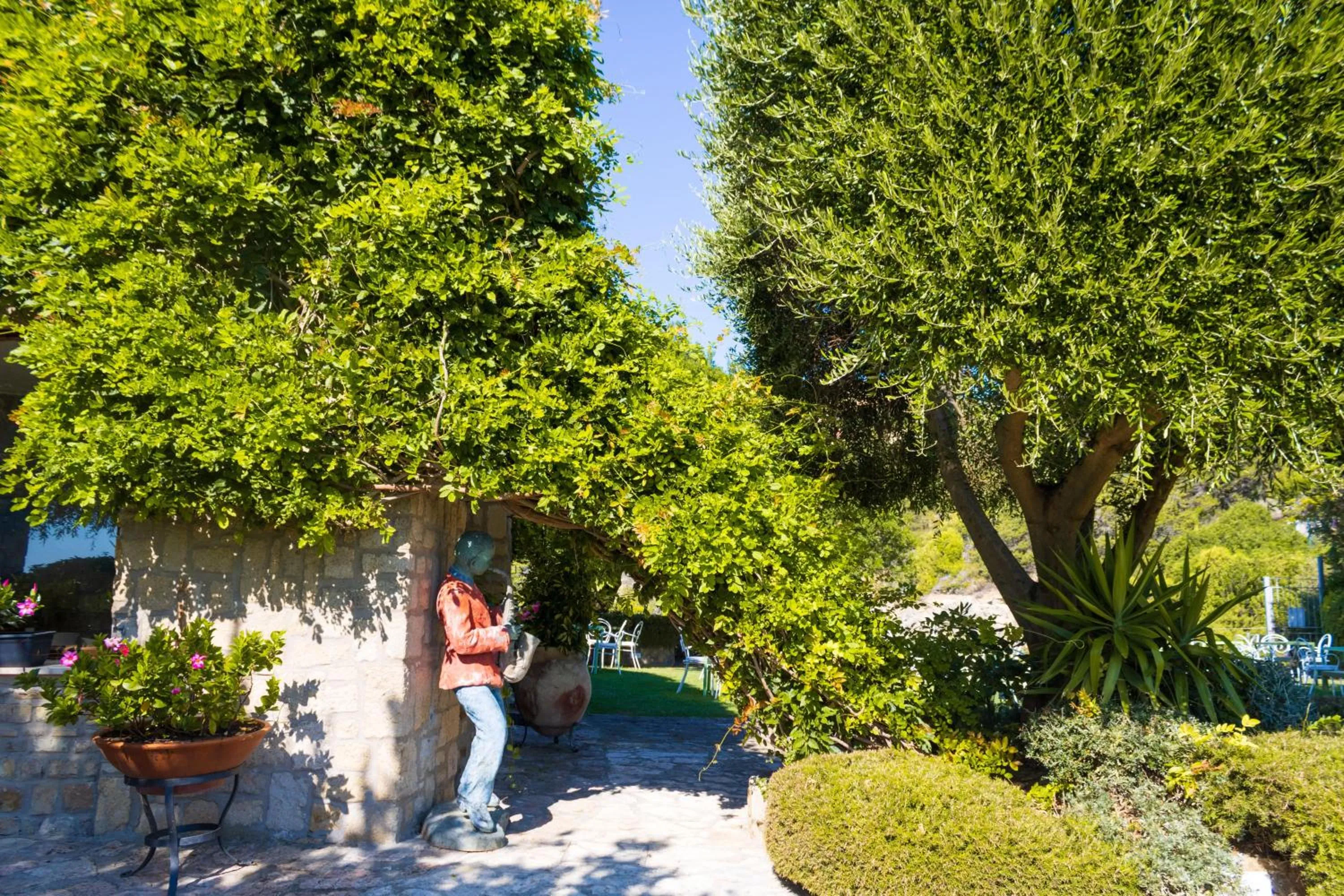 Garden in Hotel Capo D'Uomo
