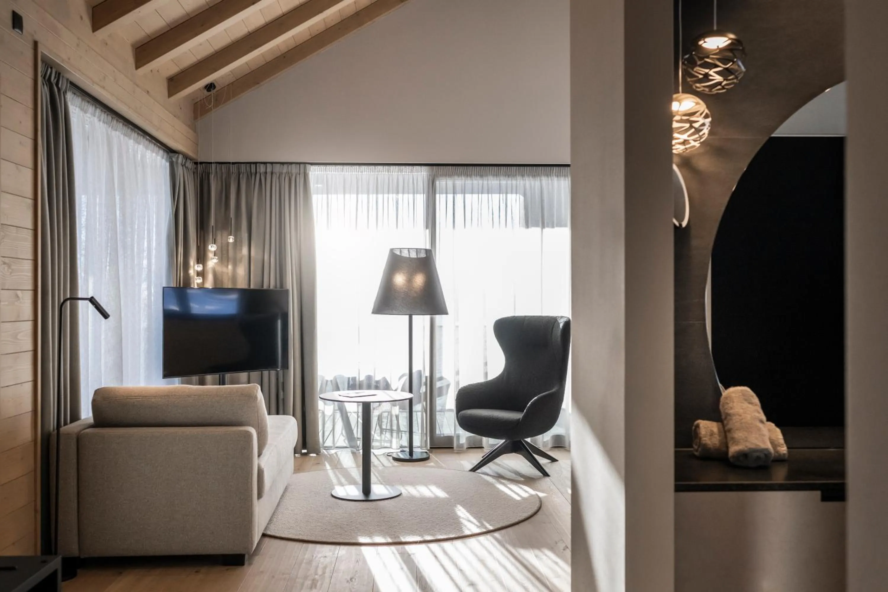 Seating area in Hotel Viertler