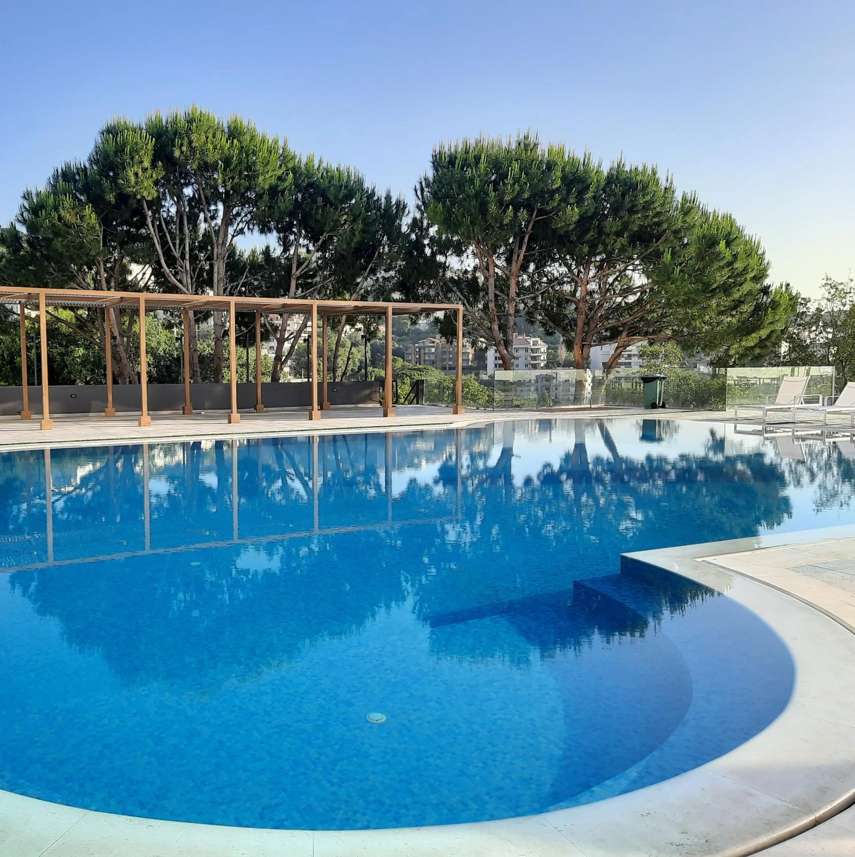 Swimming pool in Le Pave Hotel