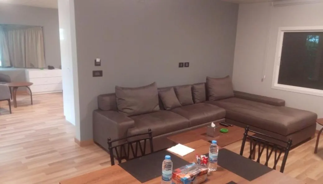 Seating area in Le Pave Hotel