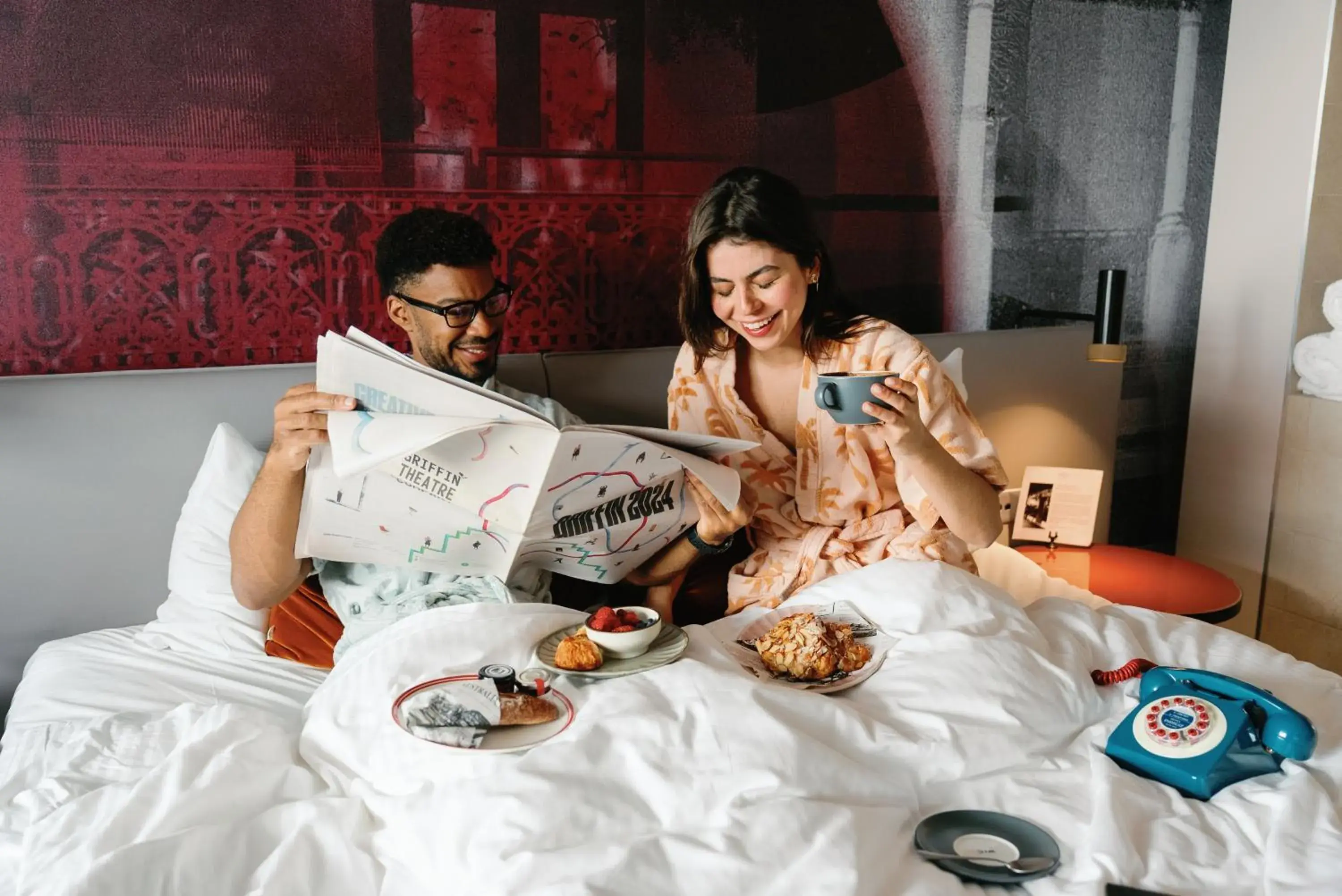 Bedroom, Bed in Hotel Indigo Sydney Potts Point by IHG Bedroom, Bed in Hotel Indigo Sydney Potts Point by IHG