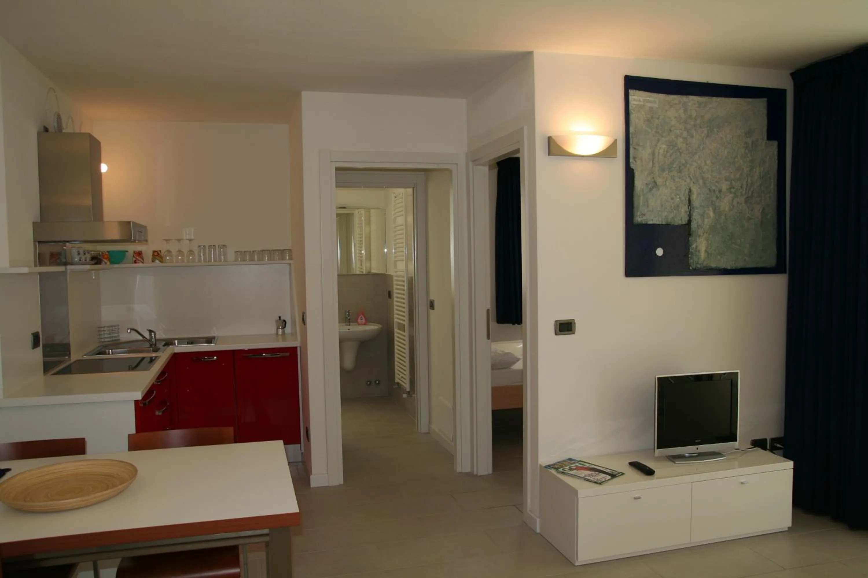 Kitchen or kitchenette in Residence Hotel Hungaria