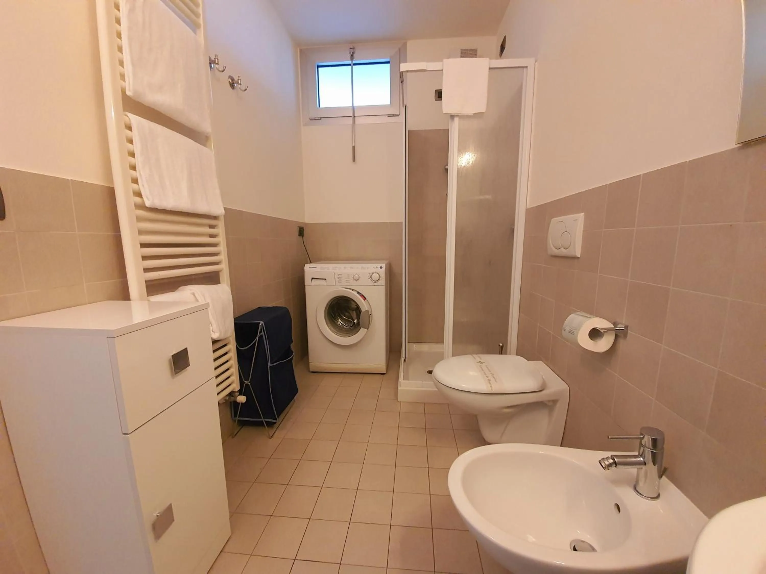 Bathroom in Residence Hotel Hungaria