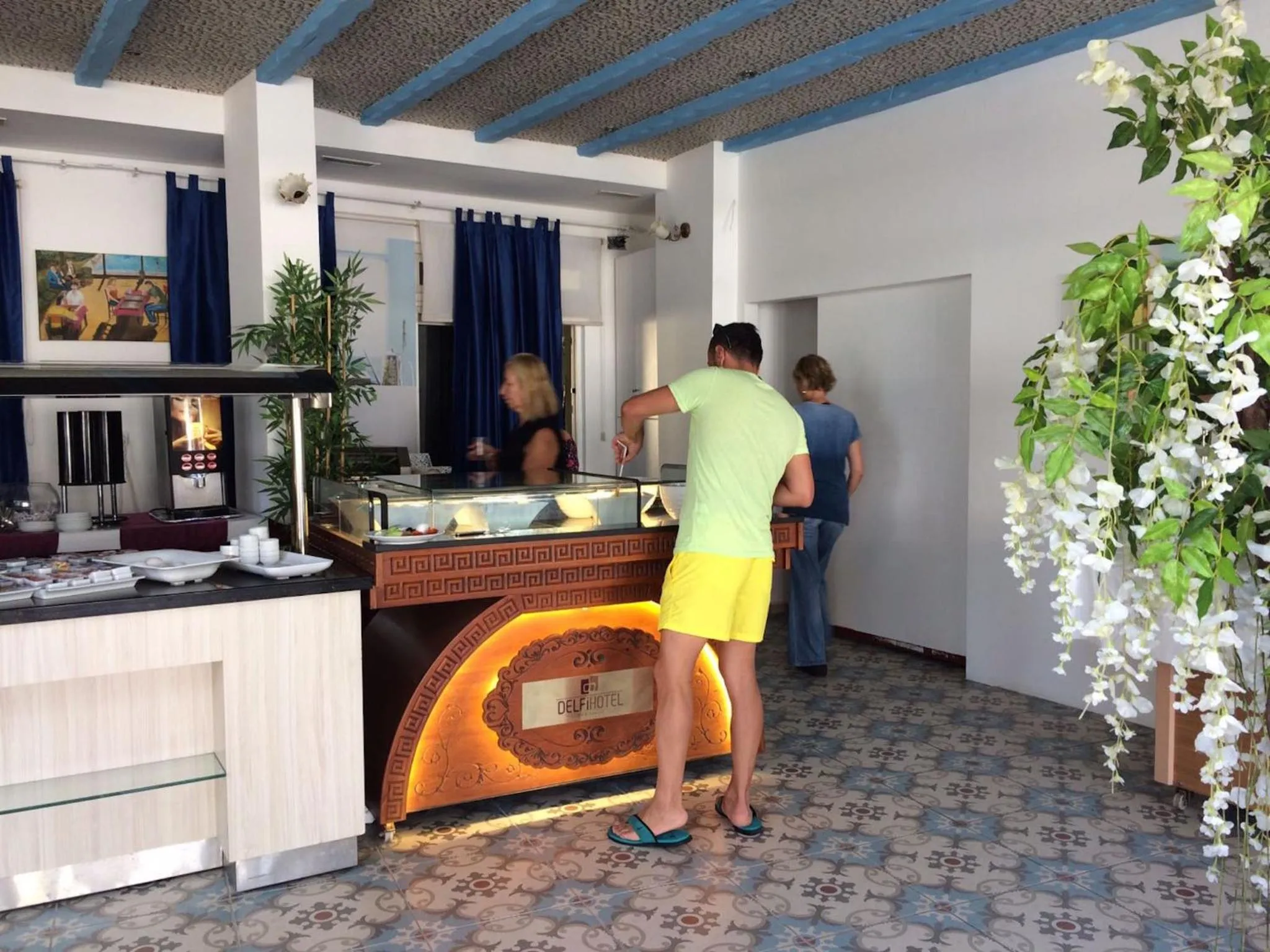 Buffet breakfast in Delfi Hotel Spa & Wellness Center