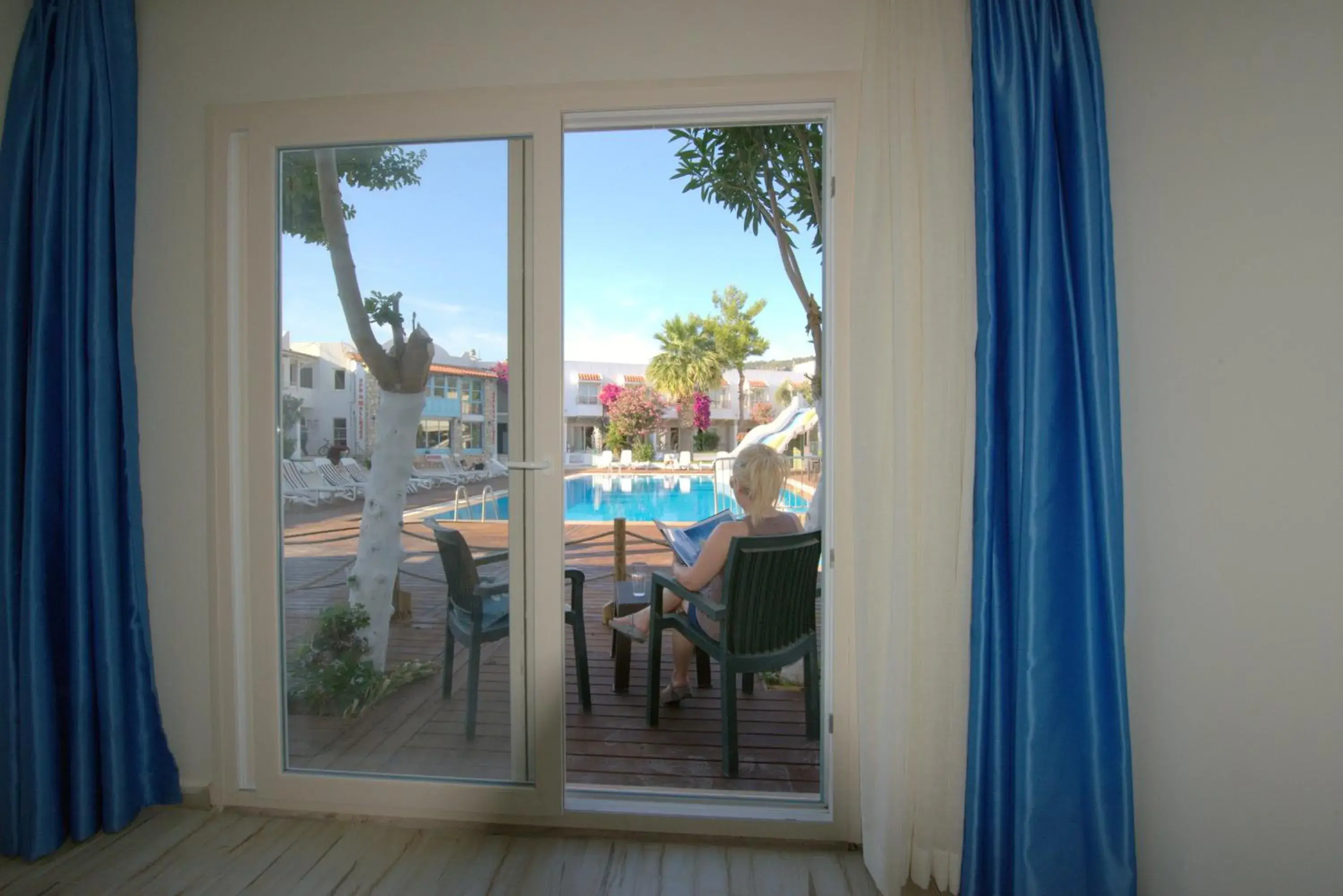 Pool view in Delfi Hotel Spa & Wellness Center Pool view in Delfi Hotel Spa & Wellness Center