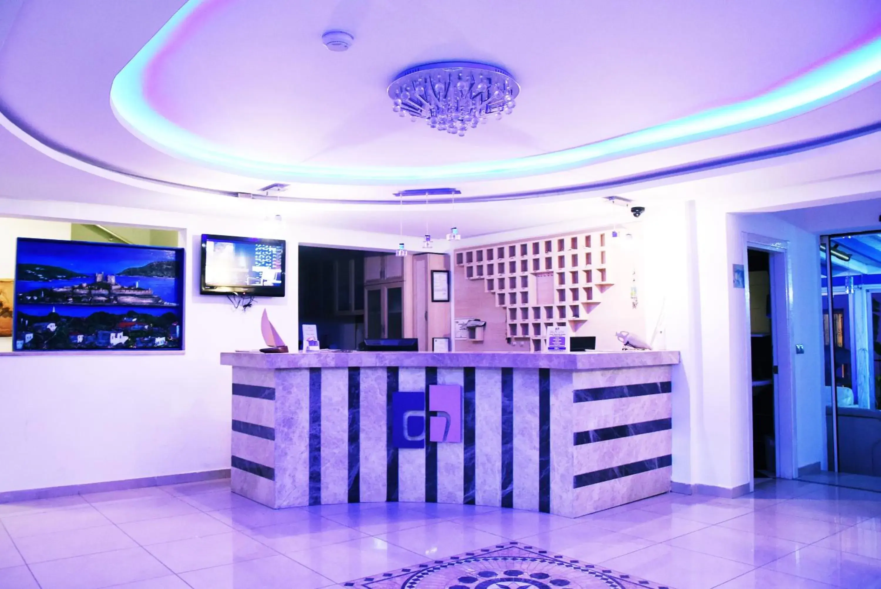 Lobby or reception in Delfi Hotel Spa & Wellness Center Lobby or reception in Delfi Hotel Spa & Wellness Center
