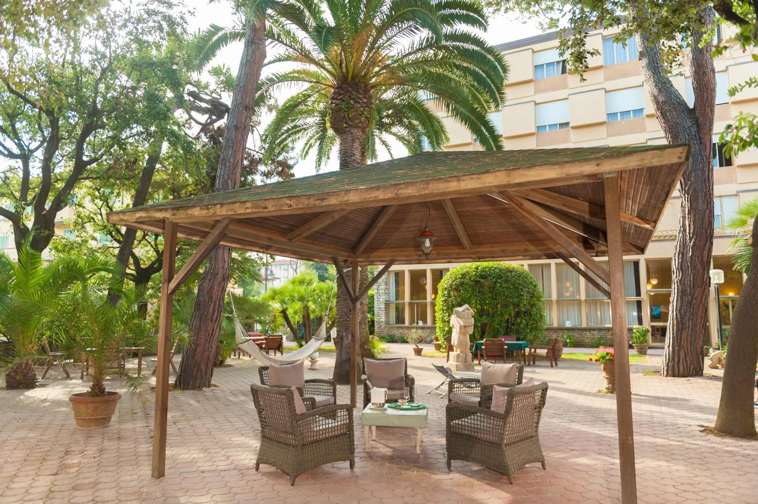 Garden in Albergo Battelli Only Adults