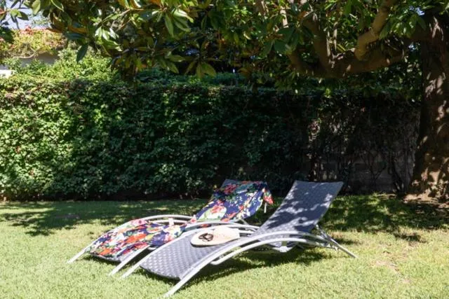 Garden view in Albergo Battelli Only Adults