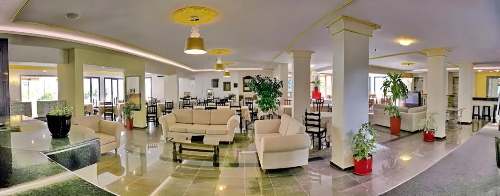 Seating area in Theofilos Classic Hotel