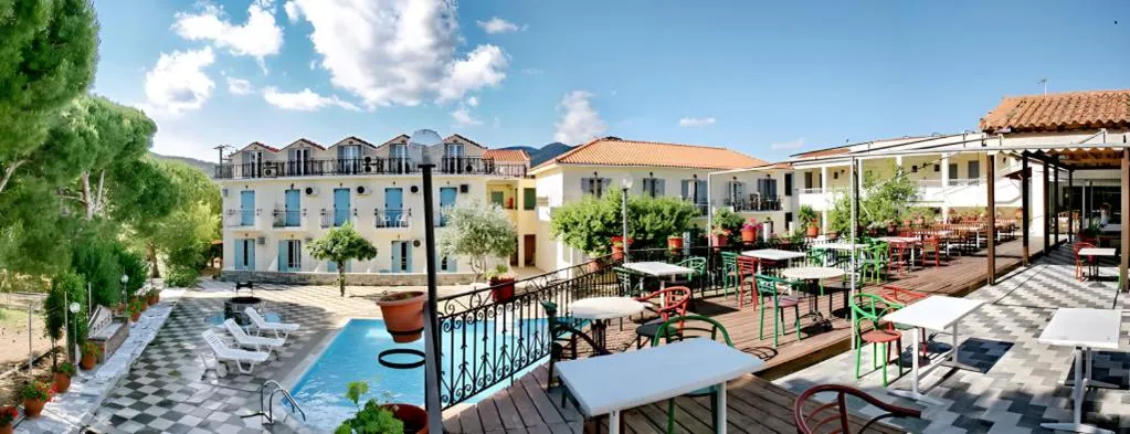 Property building in Theofilos Classic Hotel
