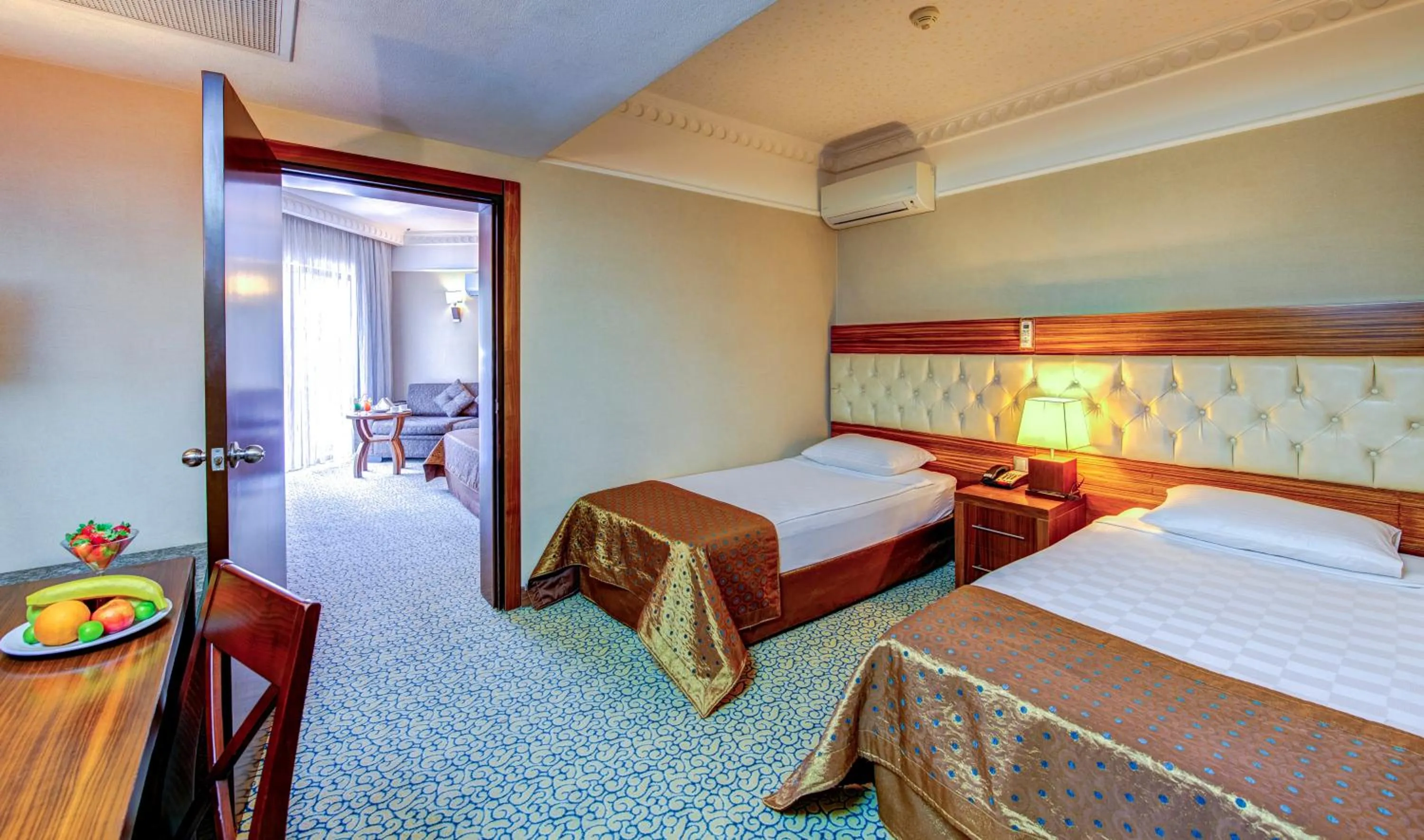 Bed in Bera Alanya Hotel - Halal All Inclusive