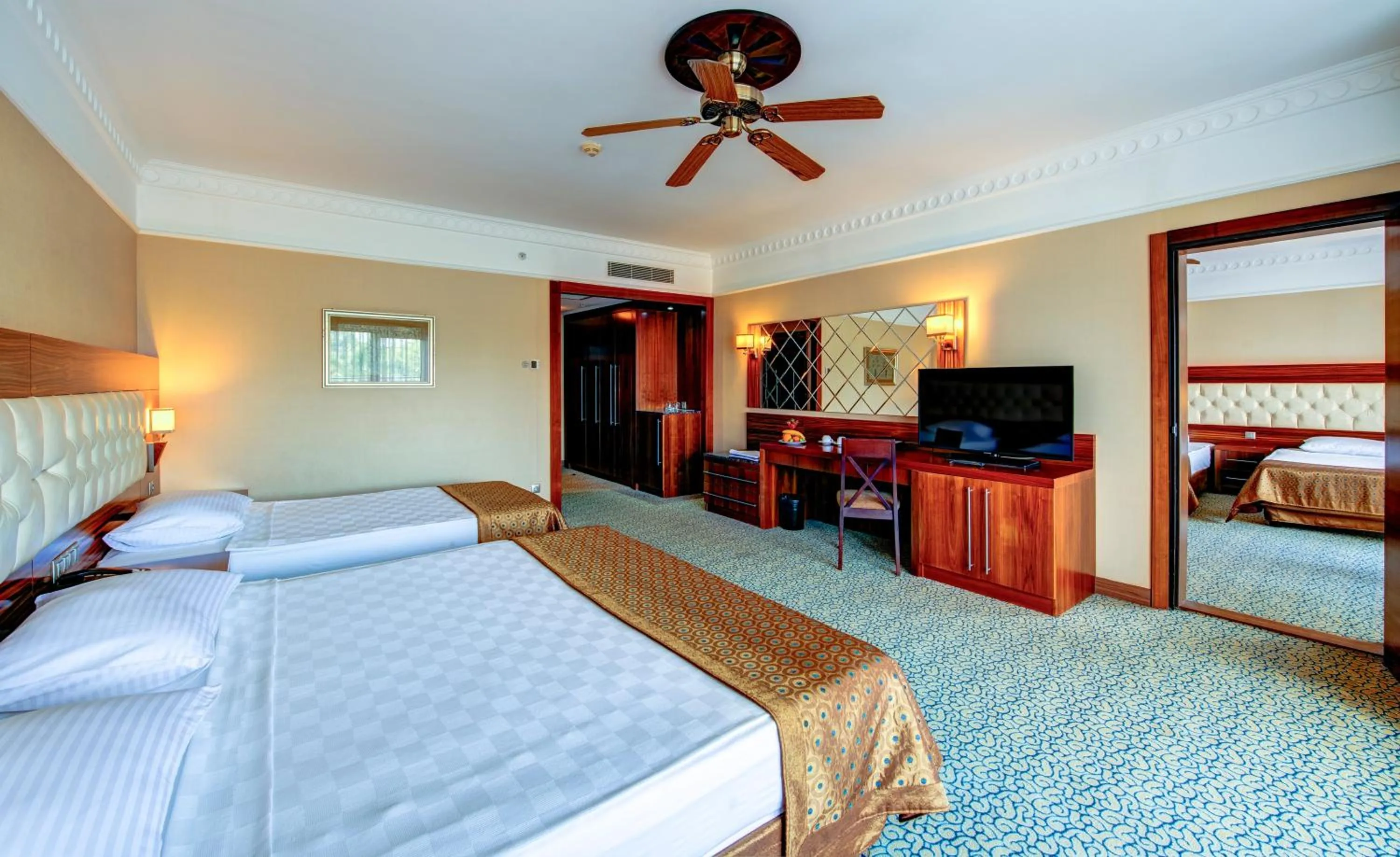 Bed in Bera Alanya Hotel - Halal All Inclusive