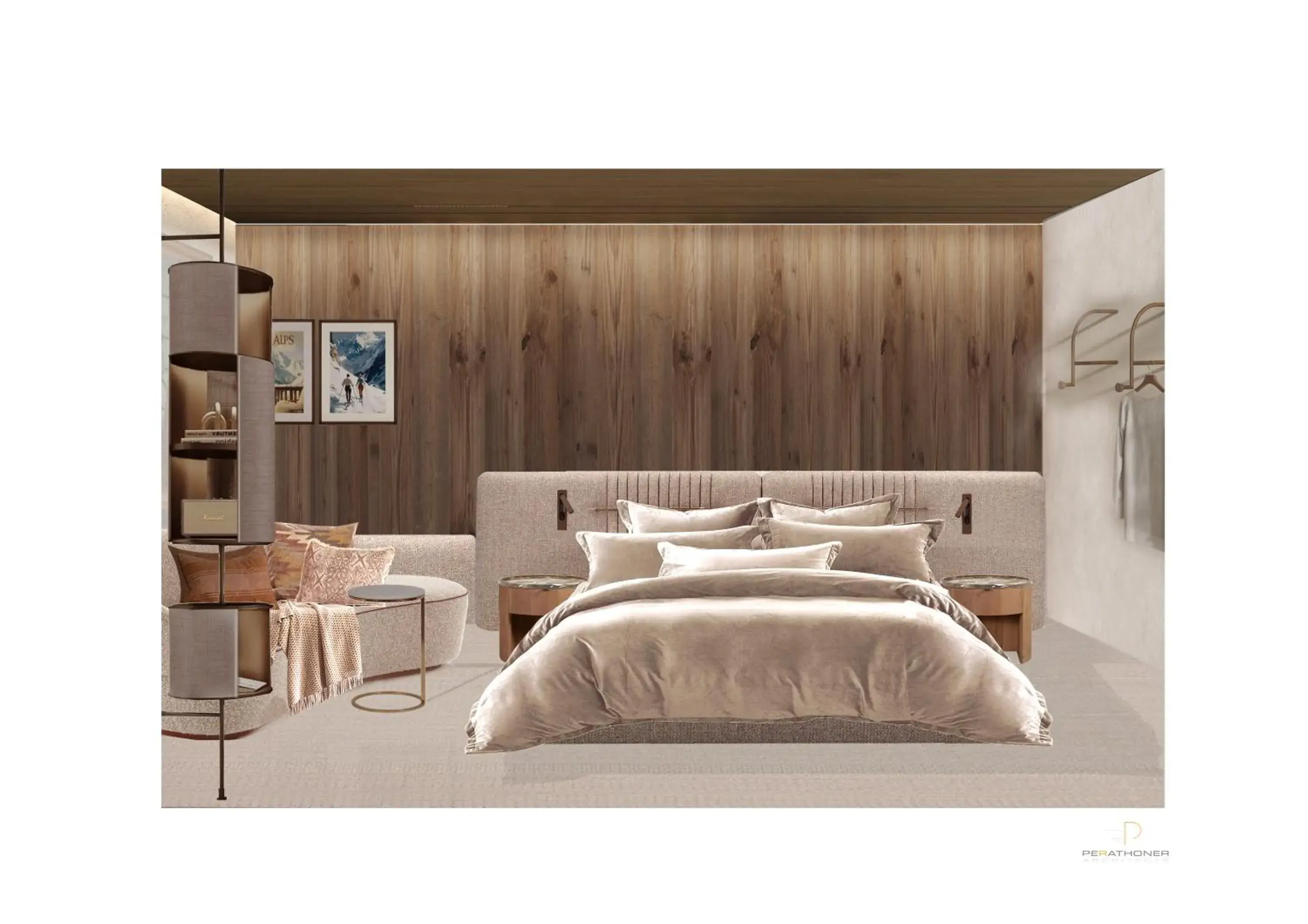 Double Room with Mountain View in Boutique Hotel Nives - Luxury & Design in the Dolomites Double Room with Mountain View in Boutique Hotel Nives - Luxury & Design in the Dolomites