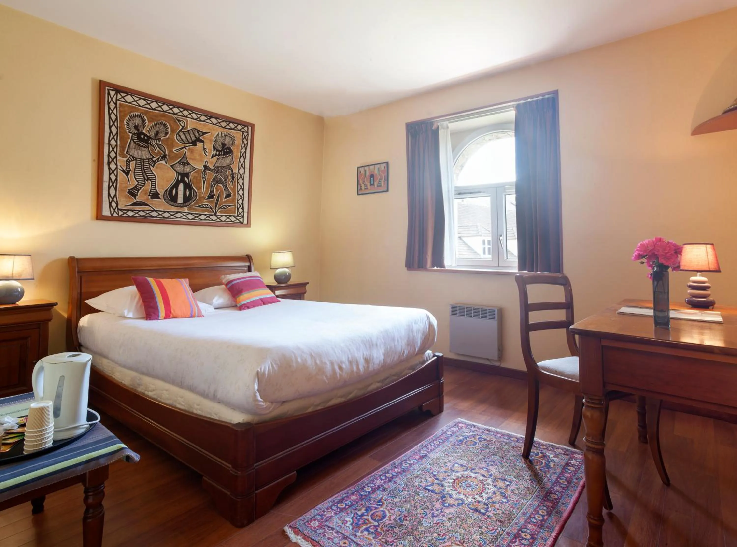 Bedroom, Bed in Auberge du Manet