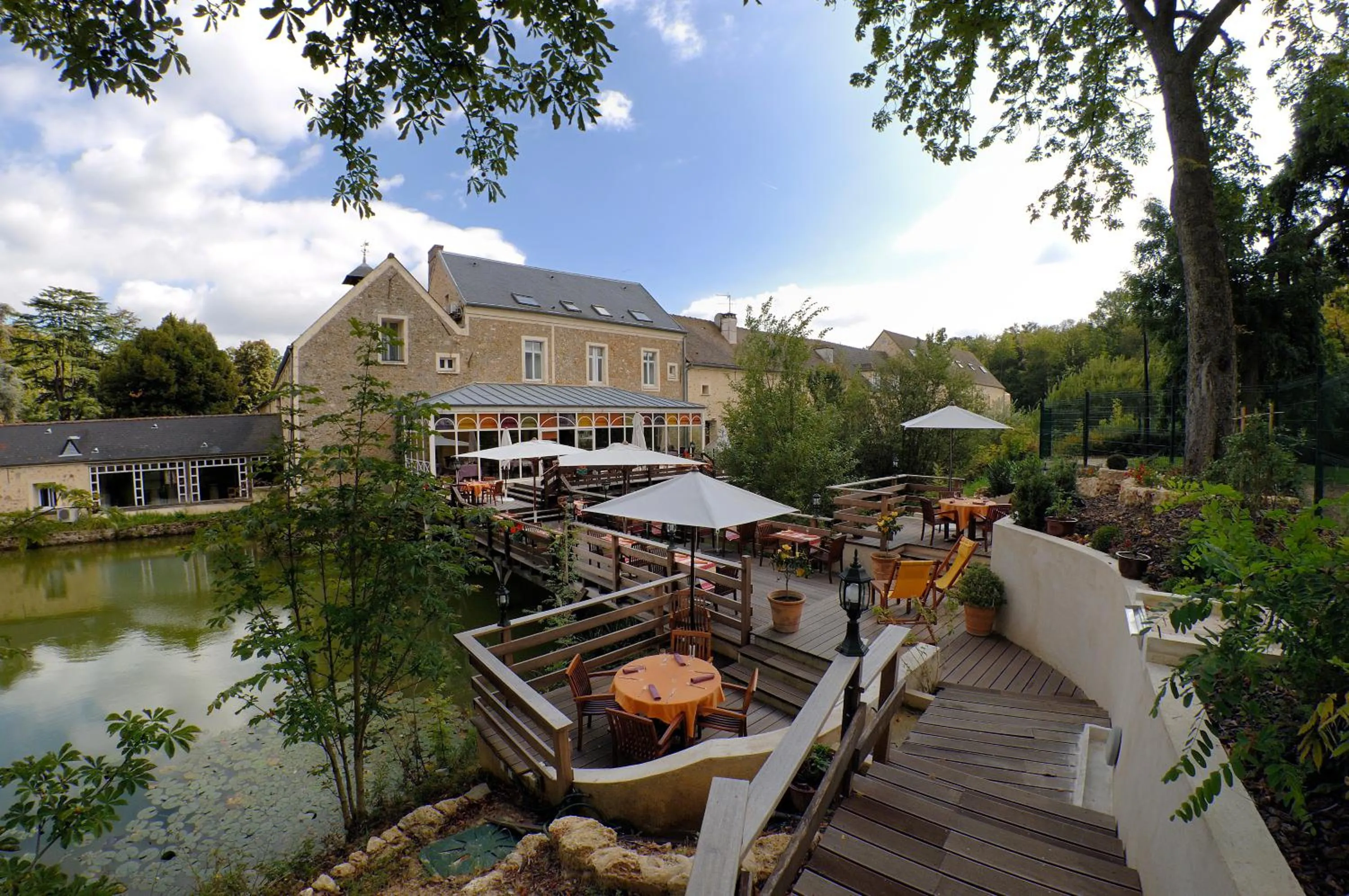 Balcony/Terrace in Auberge du Manet