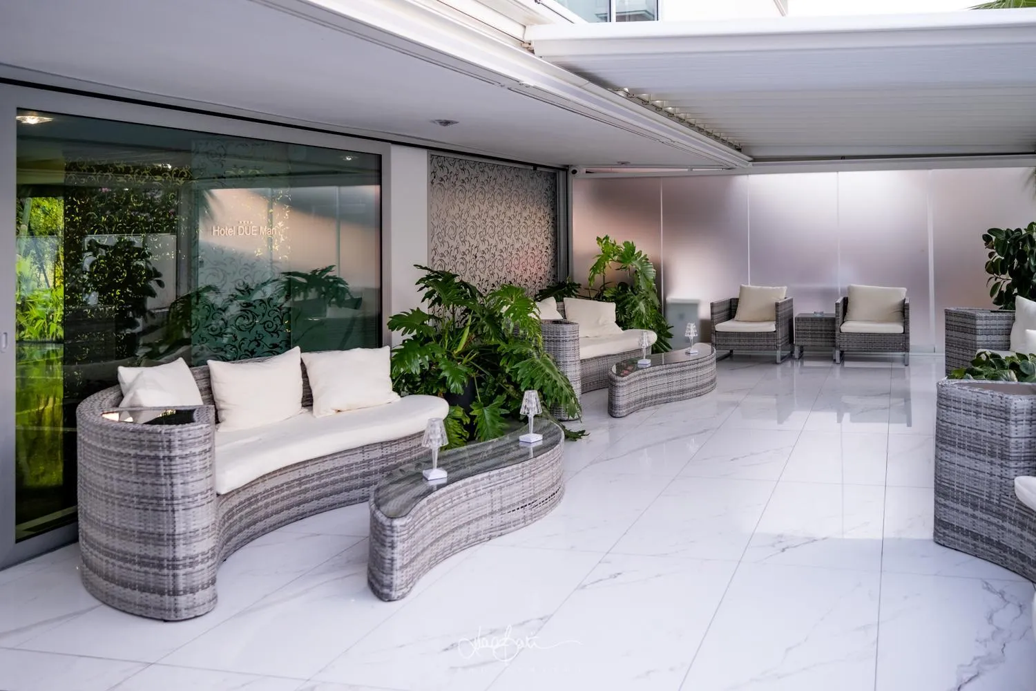 Seating area in Hotel Due Mari & SPA