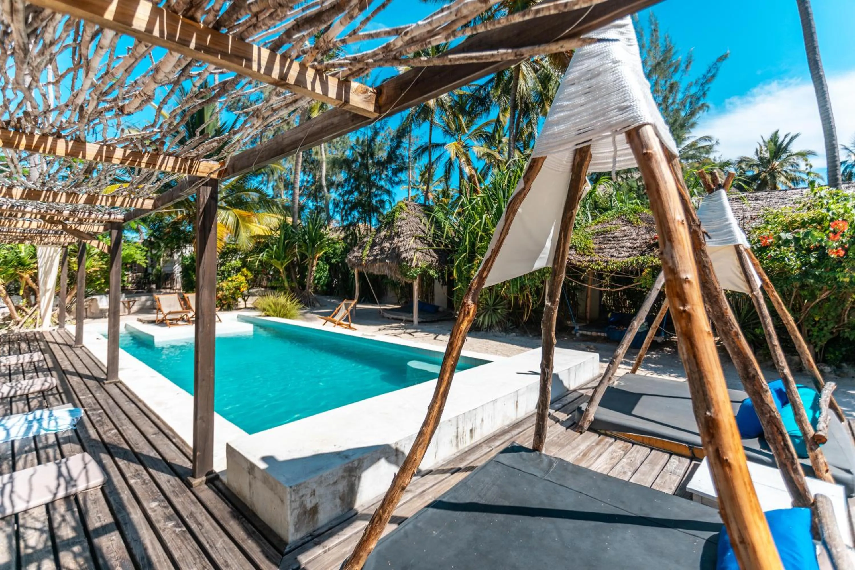 Swimming pool in B4 Beach Club