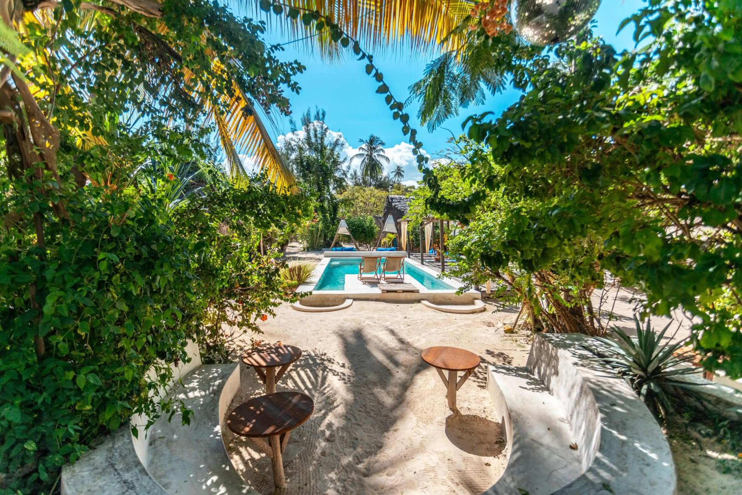 Swimming pool in B4 Beach Club