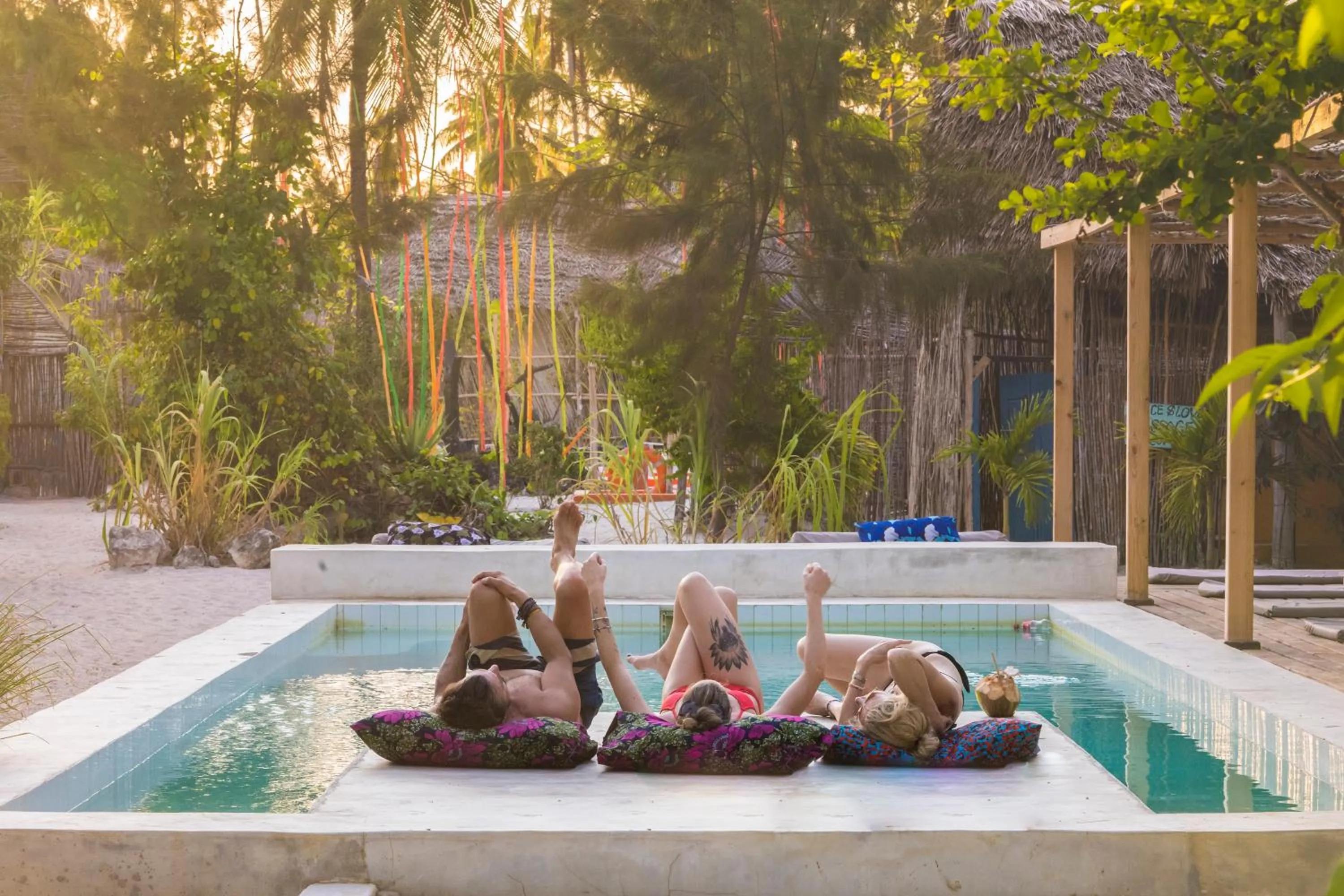 Swimming pool in B4 Beach Club