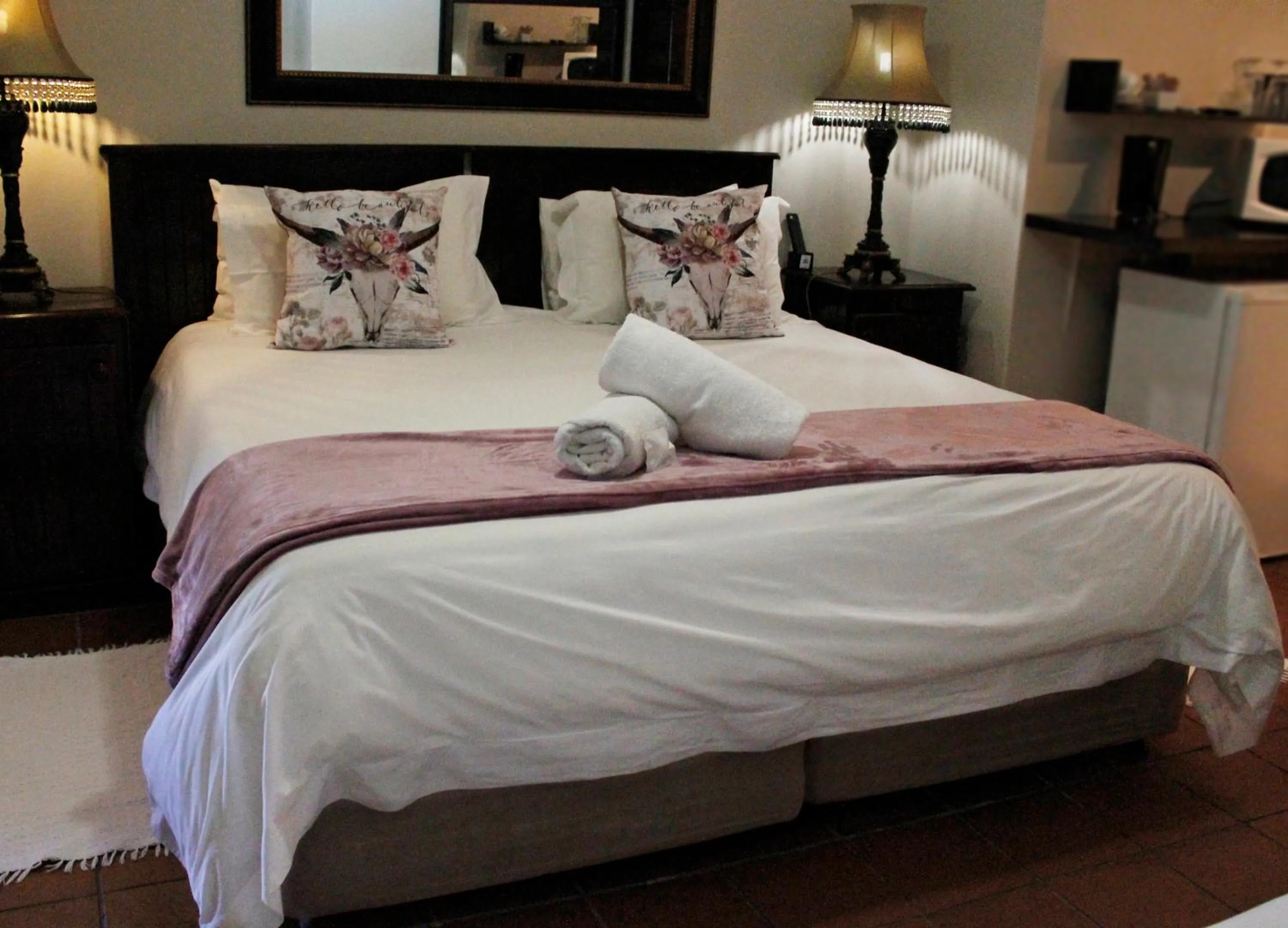 Bed in Amani Guest Lodge