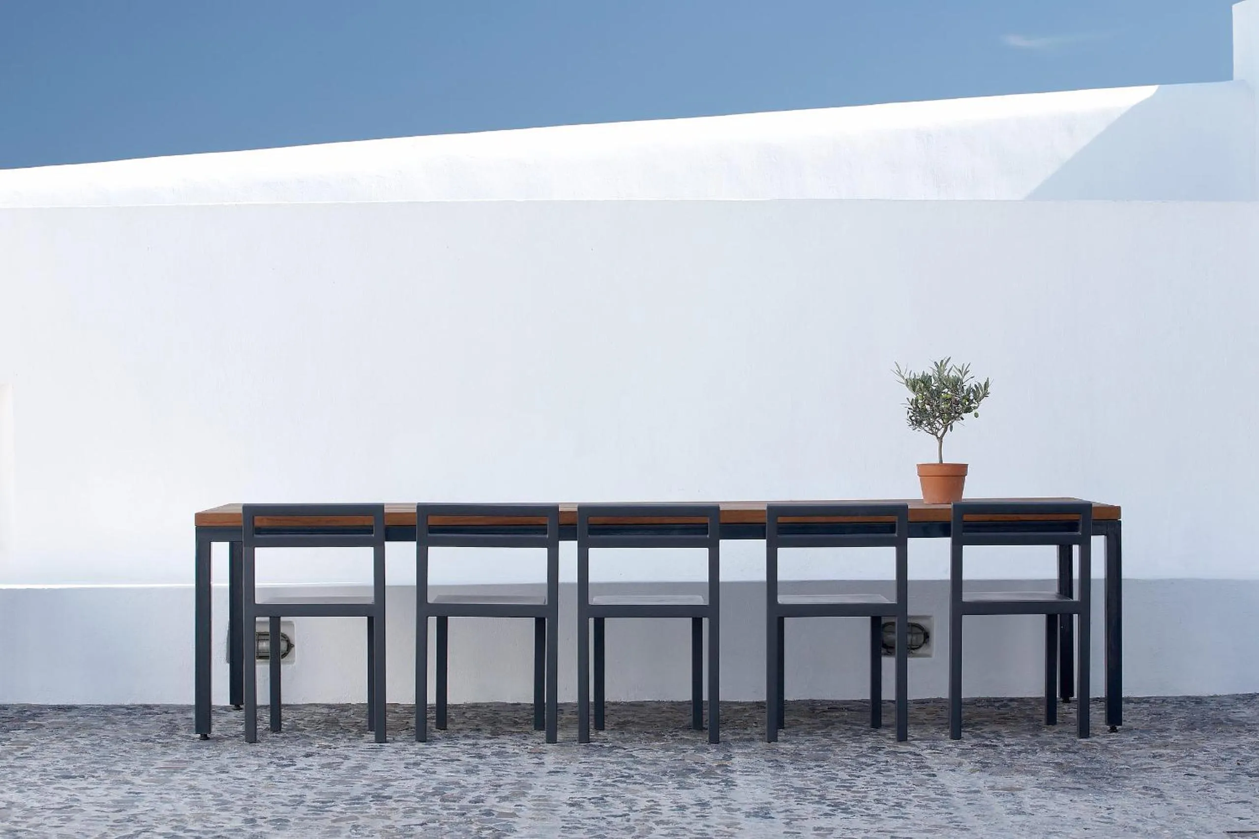 Balcony/Terrace in Villa Fabrica Santorini