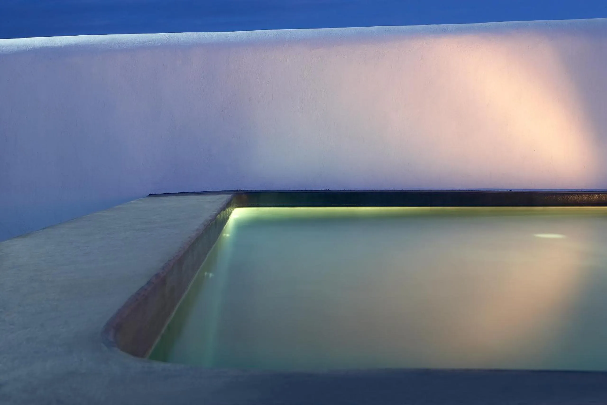 Swimming pool in Villa Fabrica Santorini