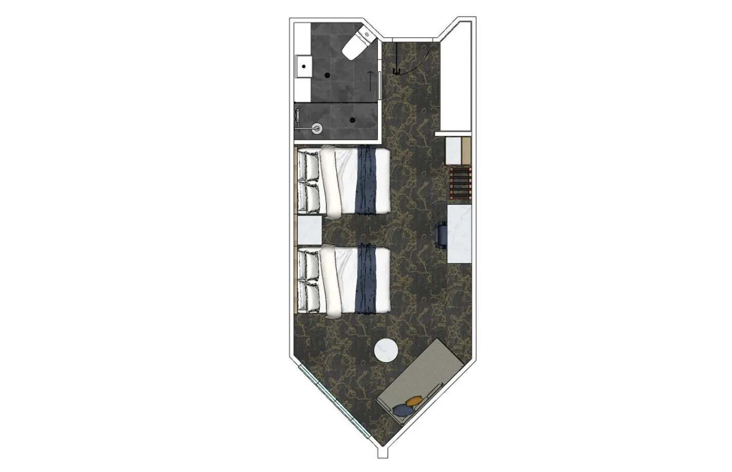 Floor plan in Hotel Grand Chancellor Brisbane
