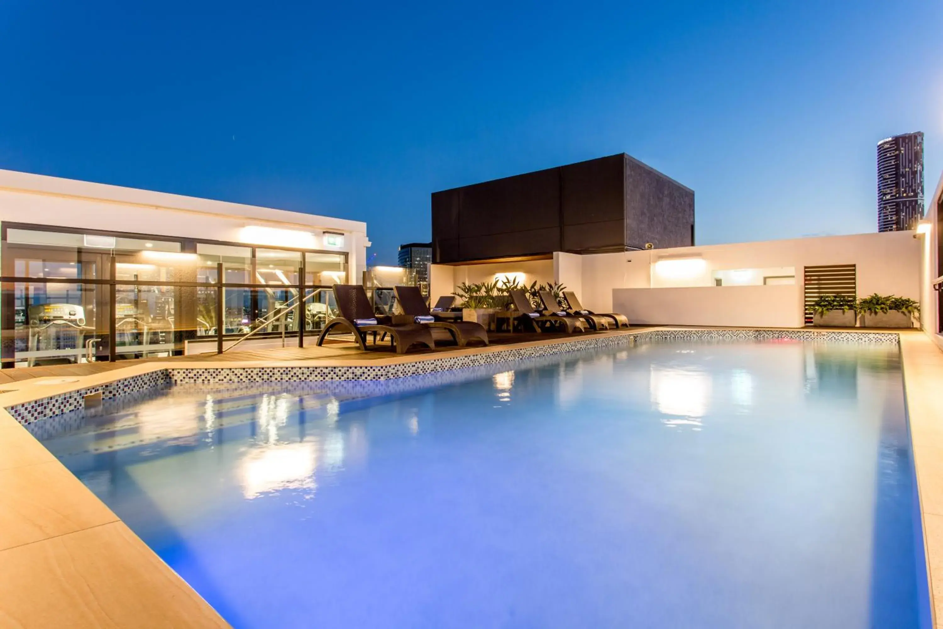 Swimming pool in Hotel Grand Chancellor Brisbane Swimming pool in Hotel Grand Chancellor Brisbane