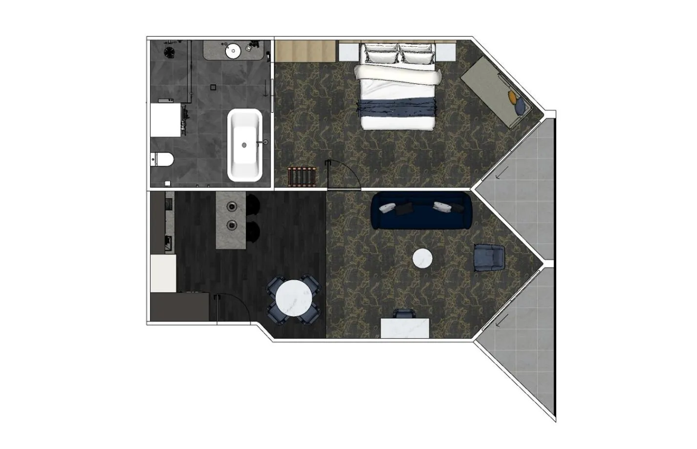 Floor plan in Hotel Grand Chancellor Brisbane