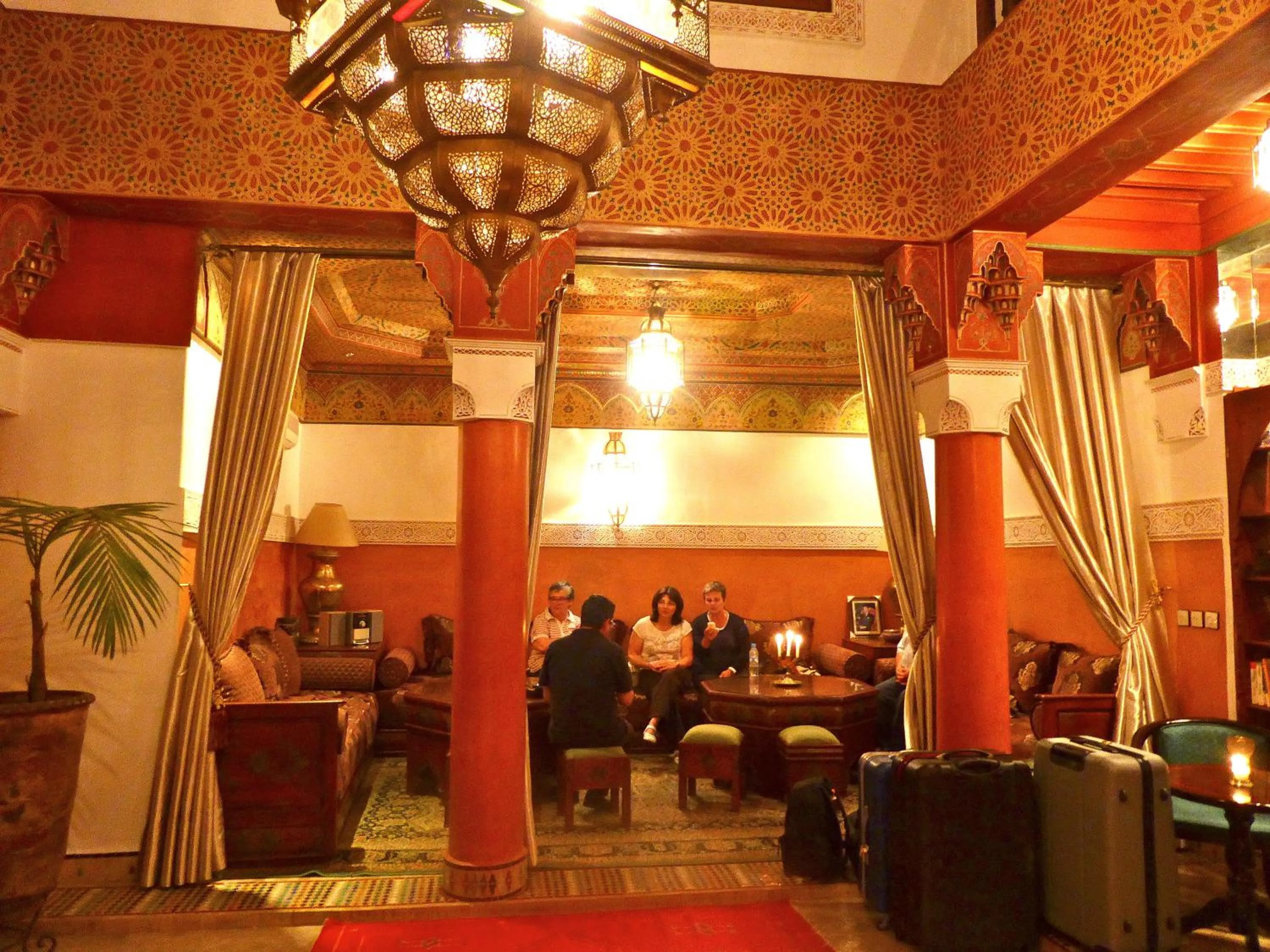 Lounge or bar in Riad Lila