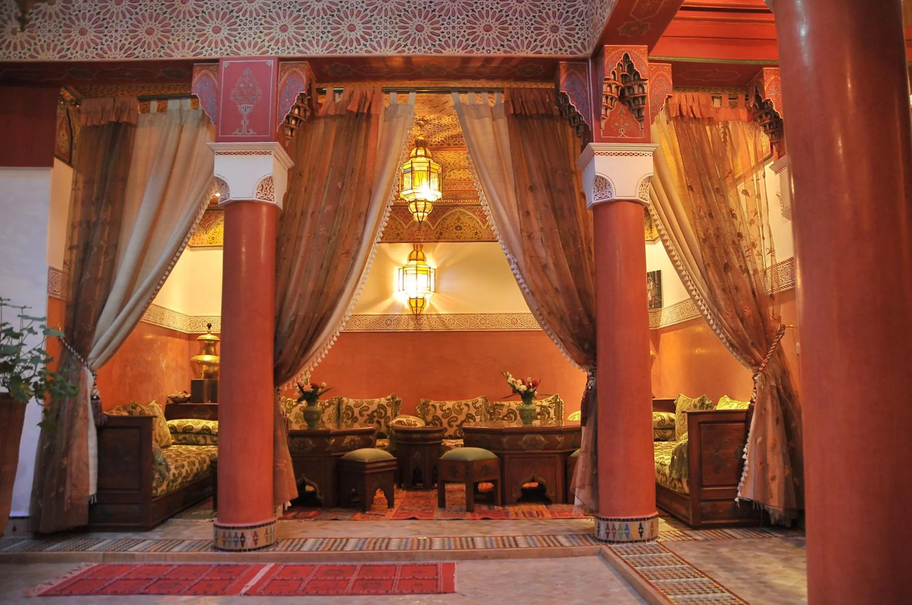 Lounge or bar in Riad Lila