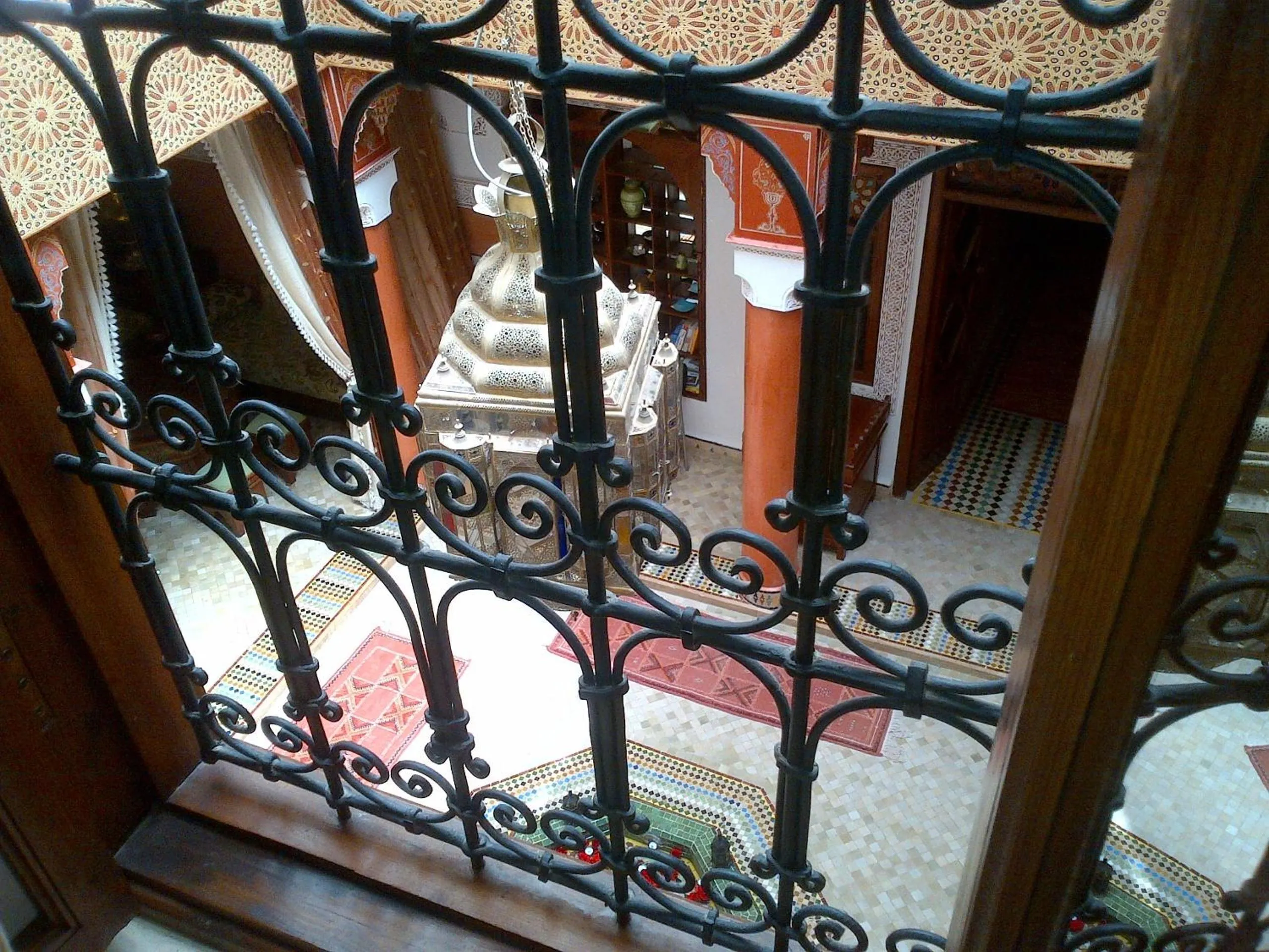 Decorative detail in Riad Lila