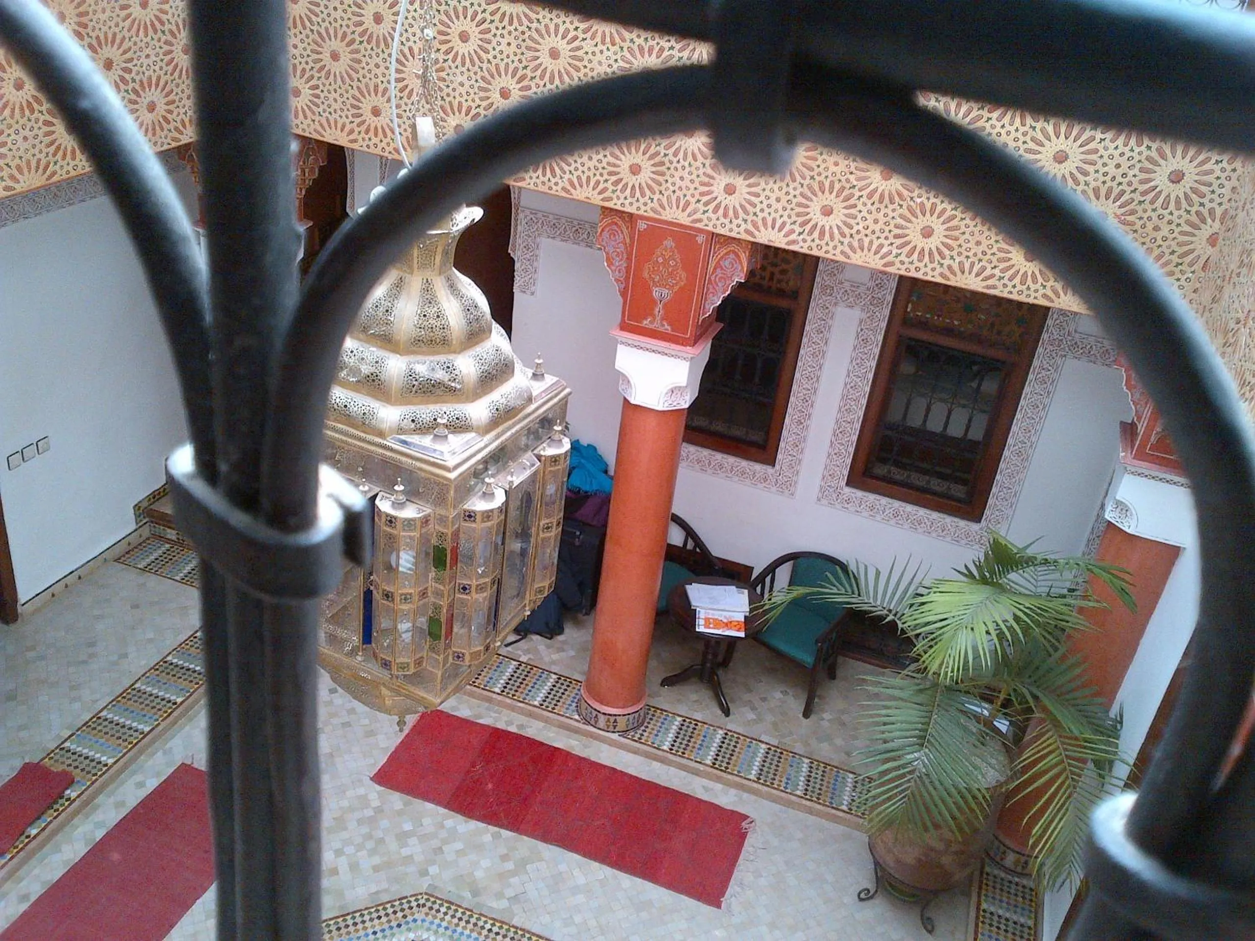 Decorative detail in Riad Lila